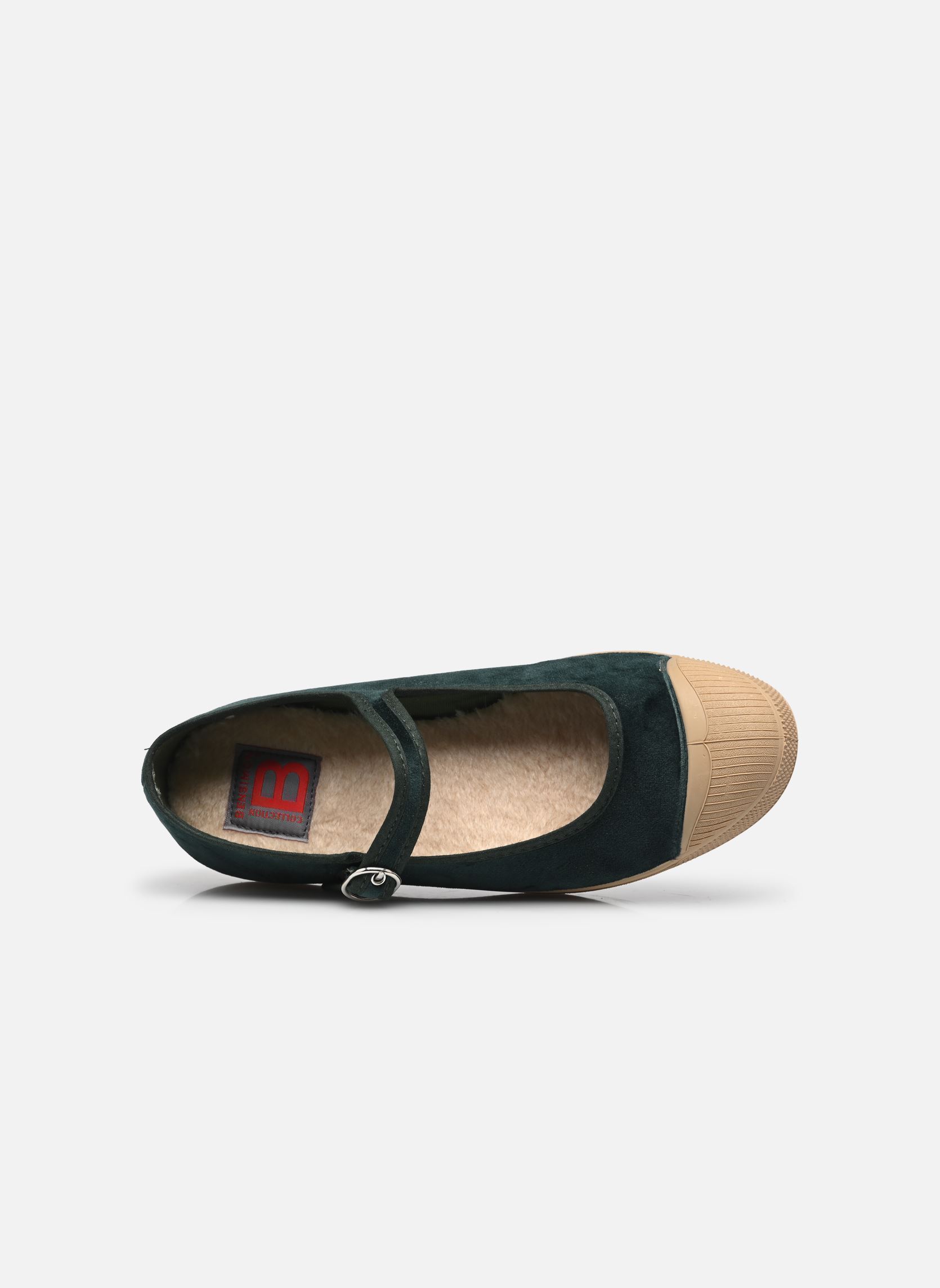 Baskets toile Babies Femme Velours femme vert Bensimon Baskets toile Babies Femme Velours femme vert SAPIN