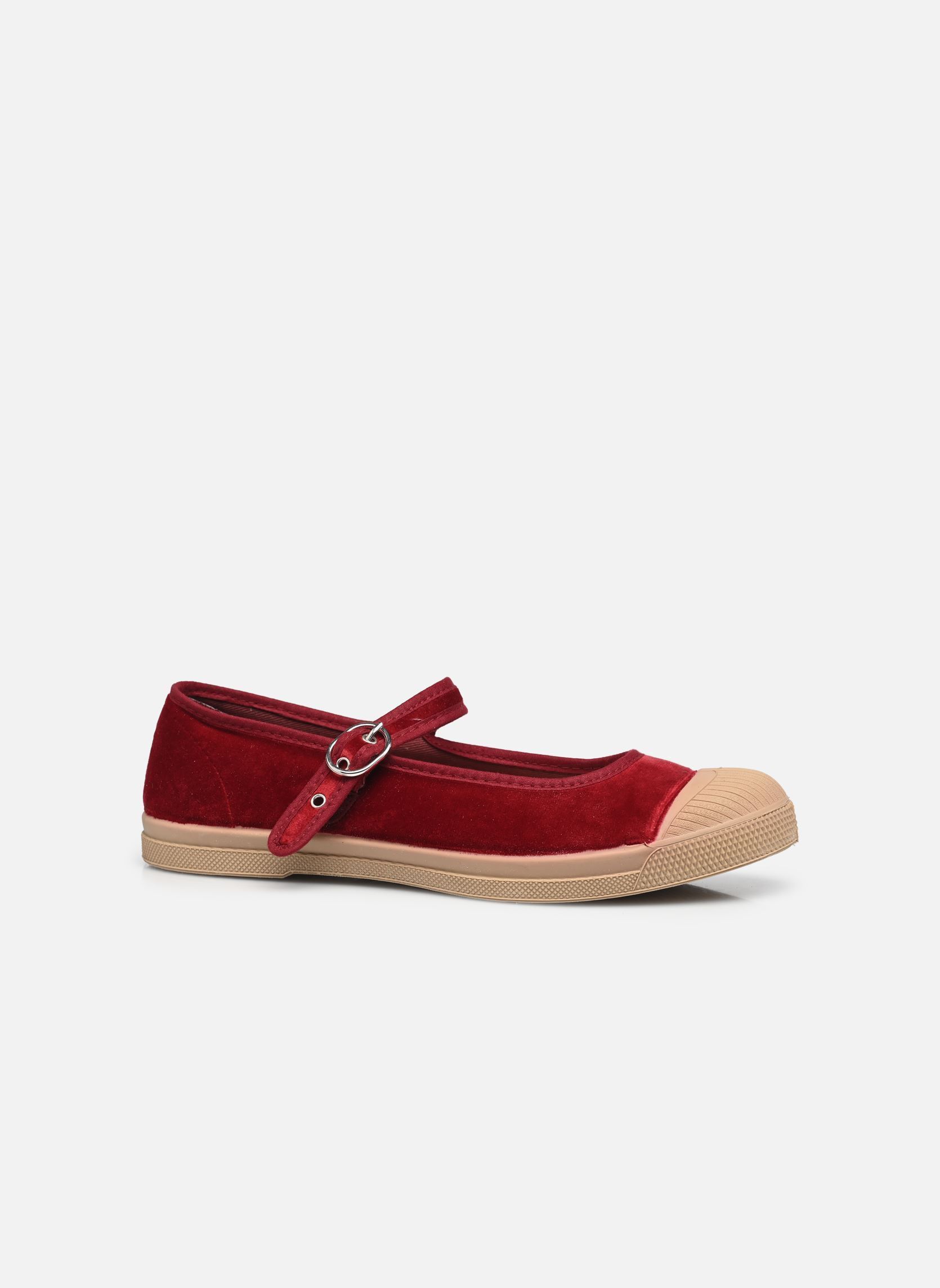 Leinen-Sneaker Babies Femme Velours damen bordeaux Bensimon Leinen-Sneaker Babies Femme Velours damen bordeaux BORDEAUX