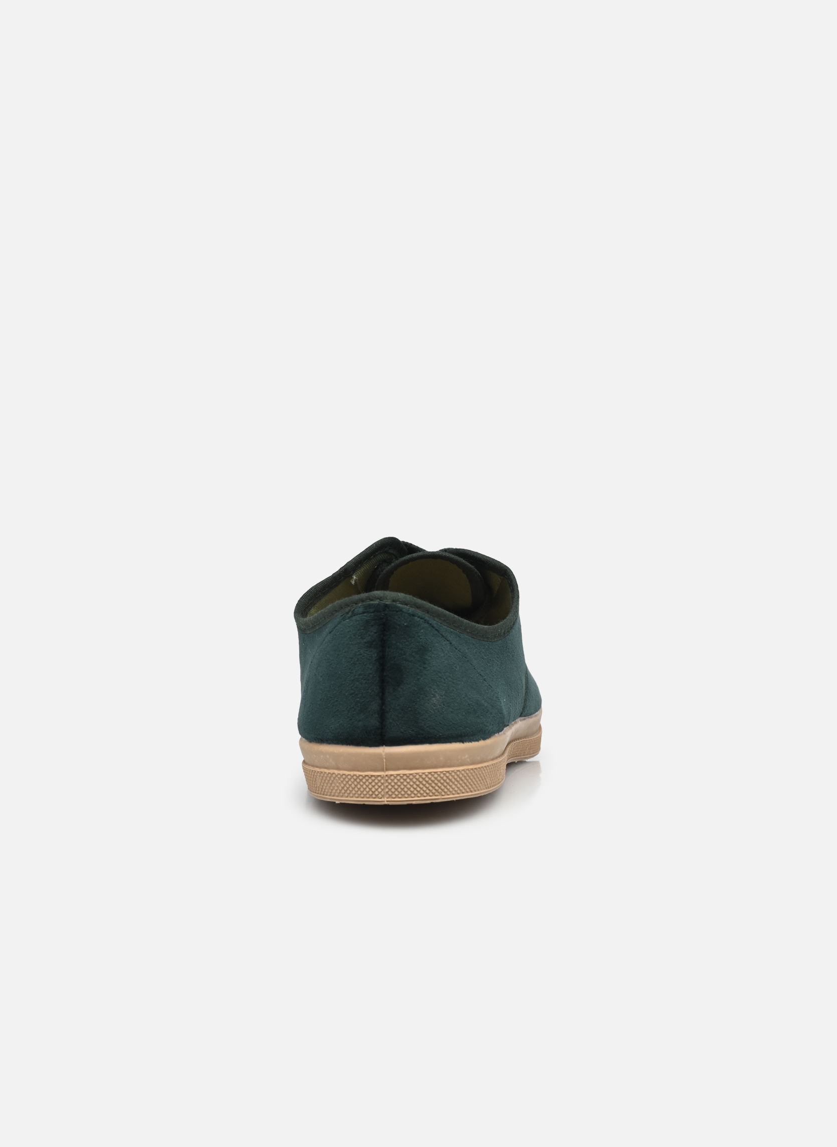Leinen-Sneaker Tennis Lacets Velours damen grün Bensimon Leinen-Sneaker Tennis Lacets Velours damen grün SAPIN