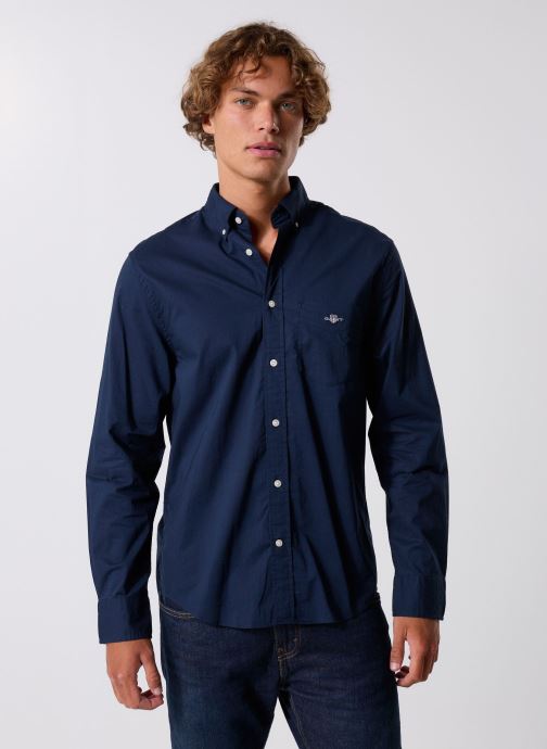 GANT Chemises Reg Classic Poplin Shirt homme bleu