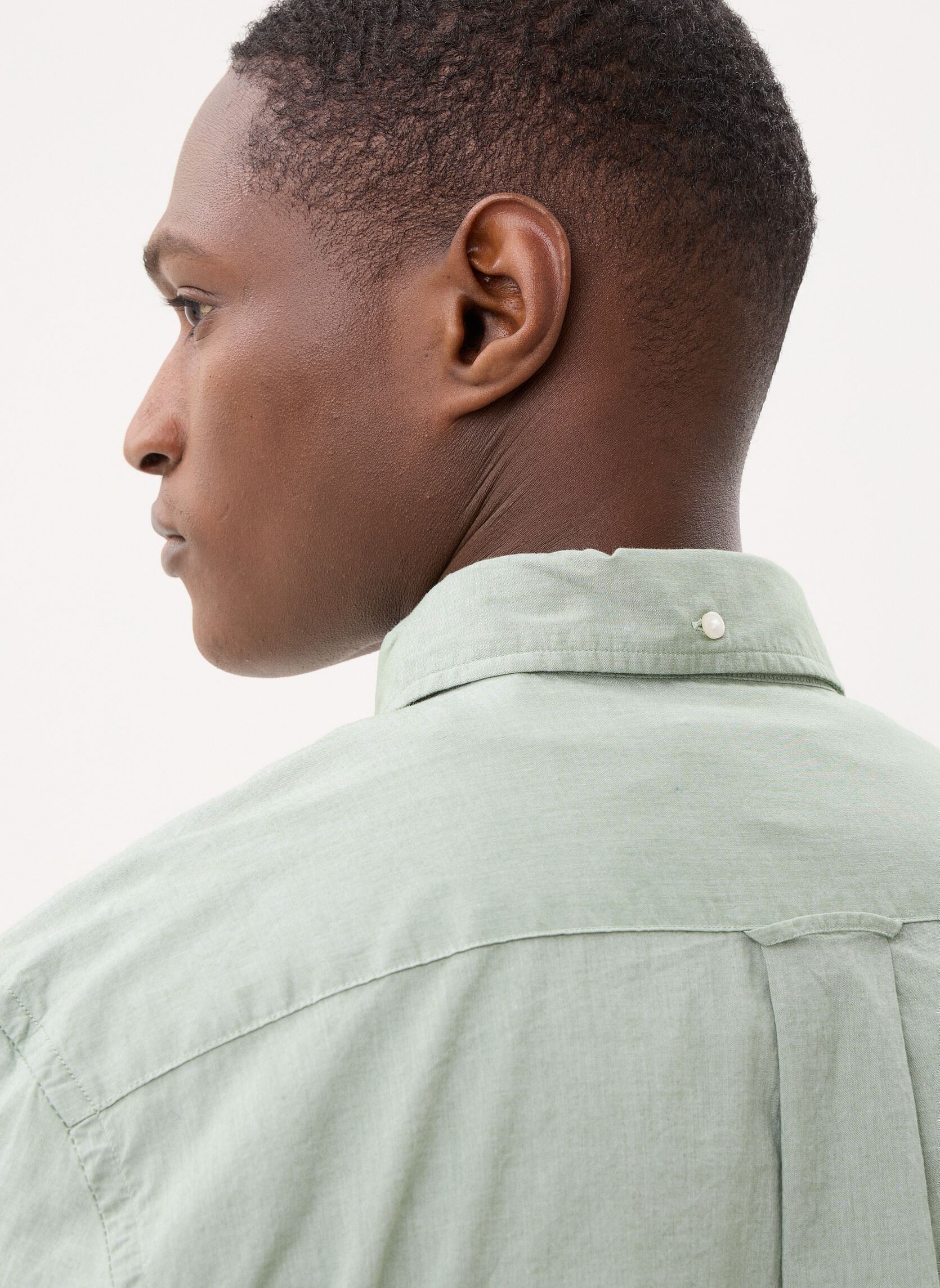 Hemden Reg Classic Poplin Shirt heren groen GANT Hemden Reg Classic Poplin Shirt heren groen HERB GREEN