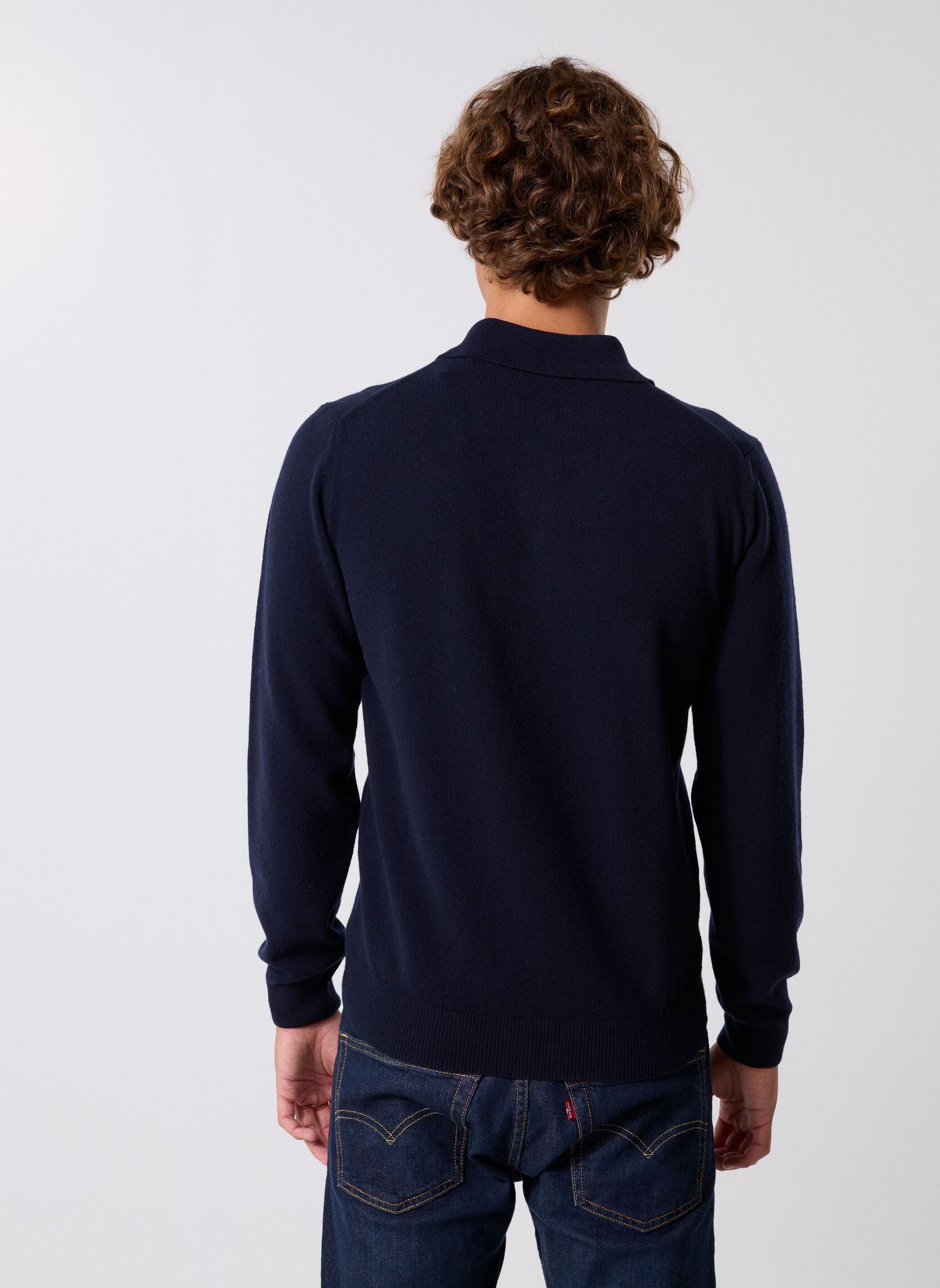 Korte mouwen polo's Superfine Lambswool Polo heren blauw GANT Korte mouwen polo's Superfine Lambswool Polo heren blauw MARINE