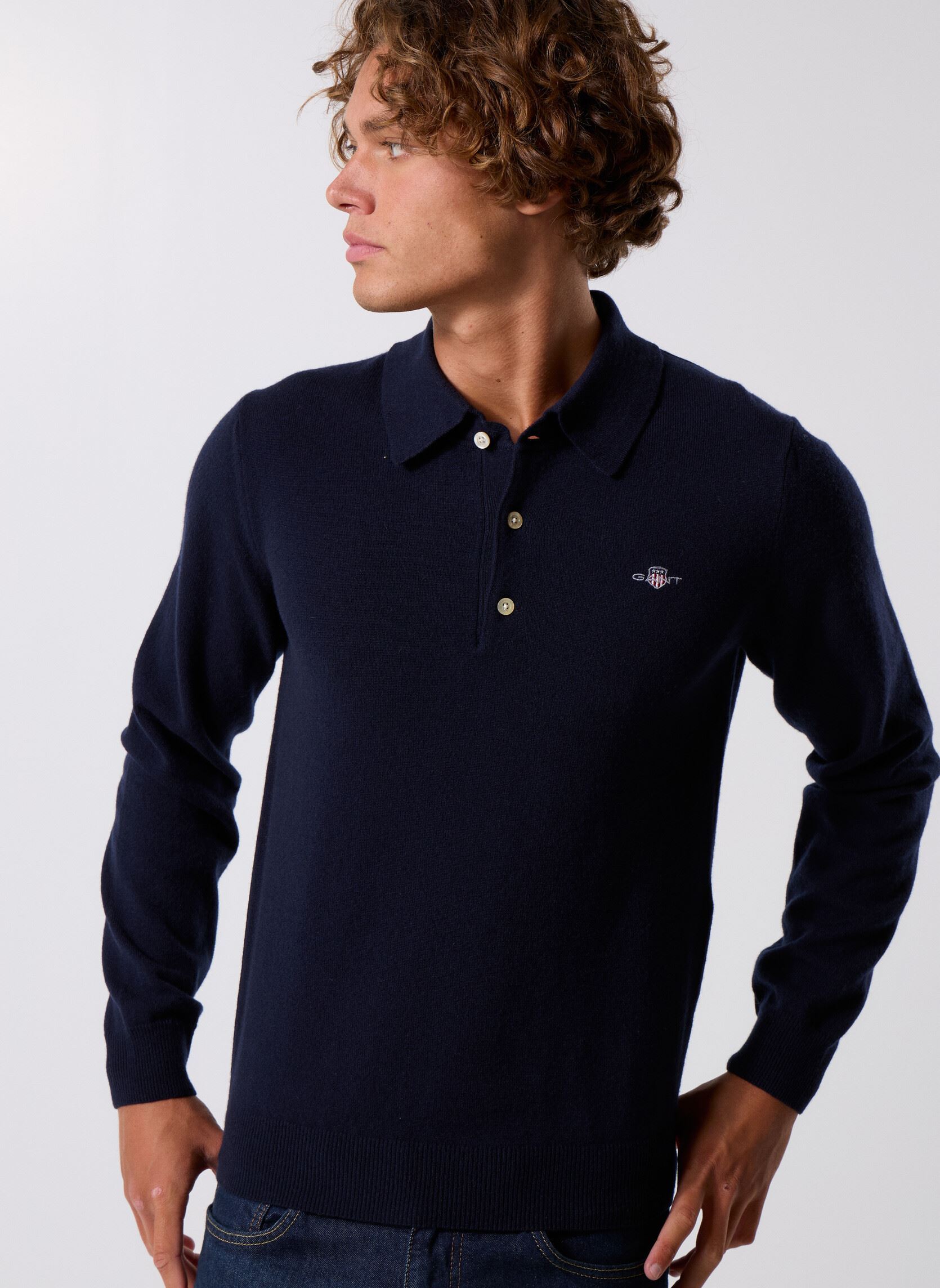 Vêtements GANT Superfine Lambswool Polo pour Accessoires