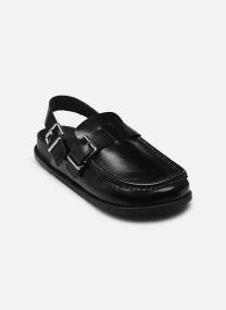 Mules et sabots TJW MULE SHINY LEATH femme noir Tommy Jeans Mules et sabots TJW MULE SHINY LEATH femme noir BLACK