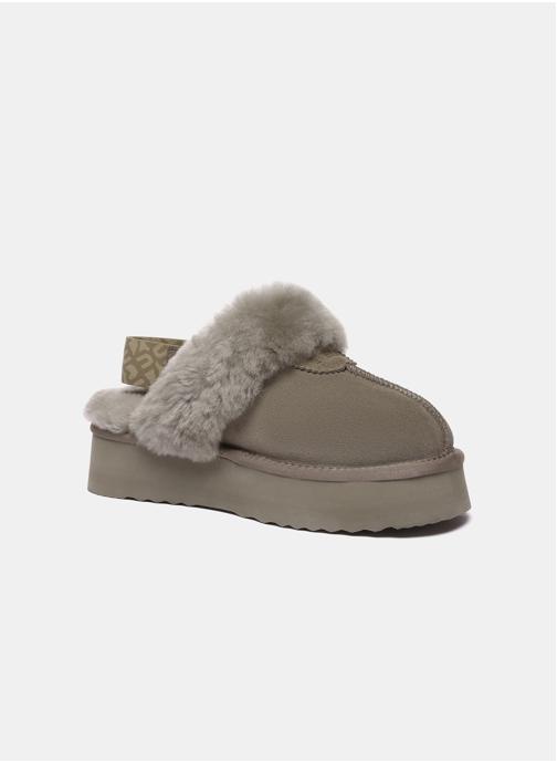 EverAu Australia Chaussons Chaussons femme à plateforme avec bride amovible - Wagtail femme marron