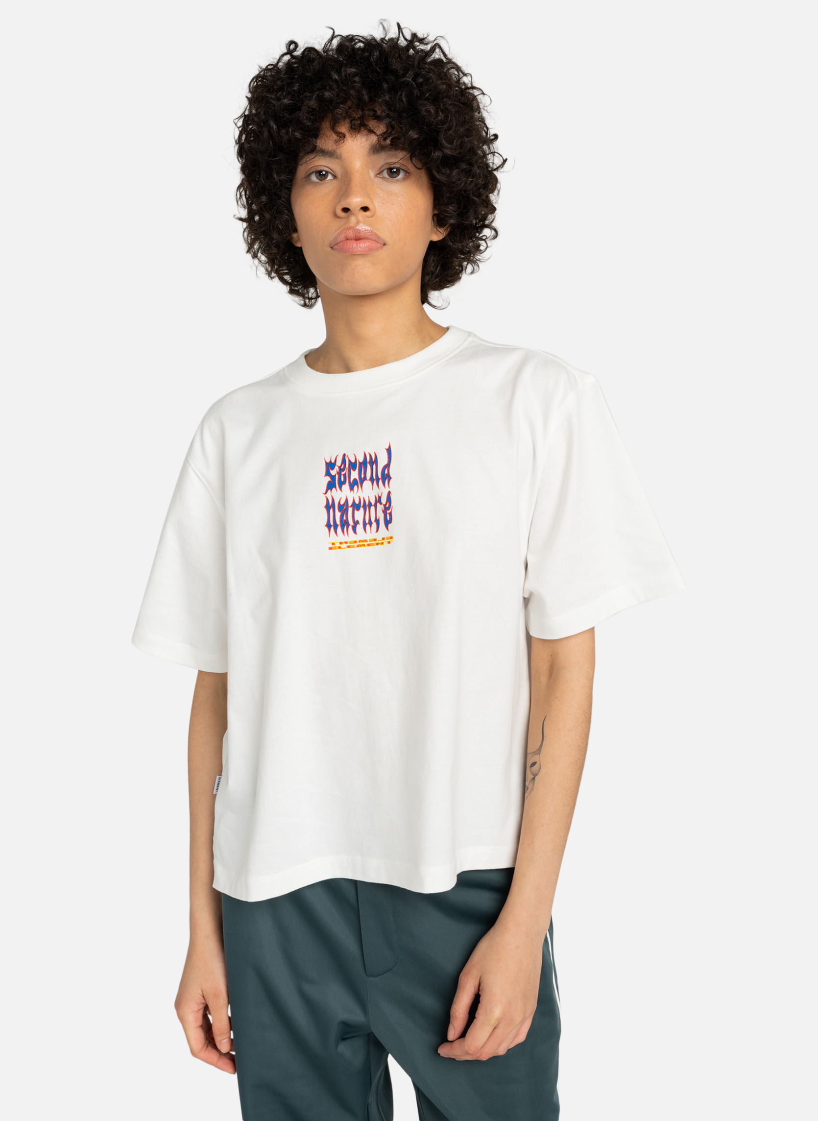 Tee-shirts Second Nature W femme blanc Element Tee-shirts Second Nature W femme blanc Blanc