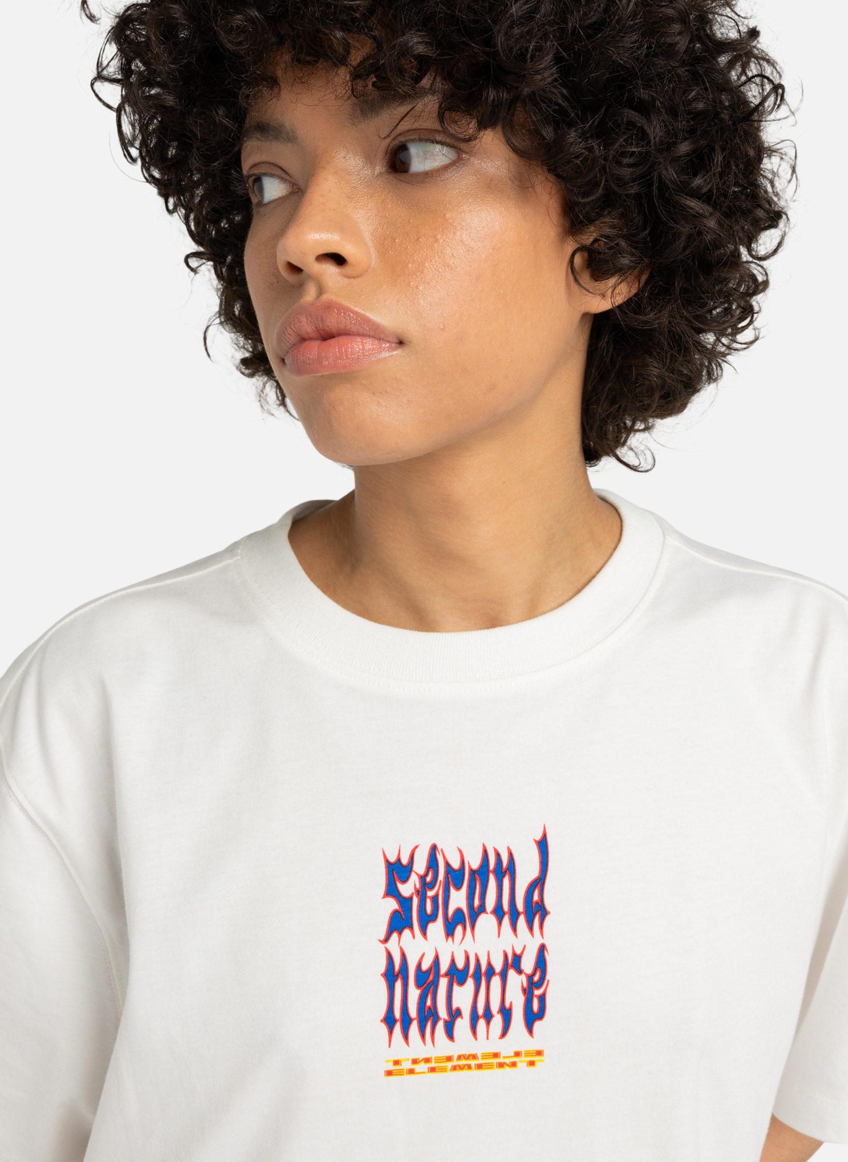 Tee-shirts Second Nature W femme blanc Element Tee-shirts Second Nature W femme blanc Blanc