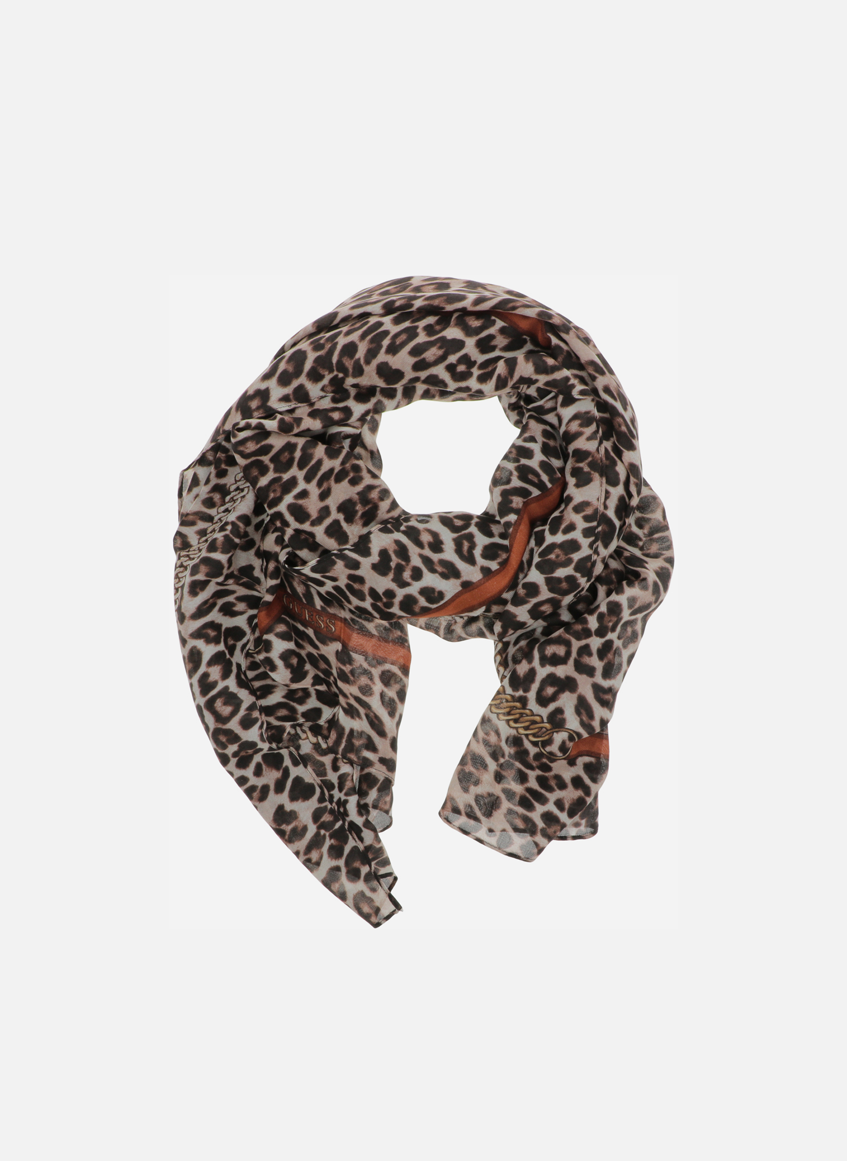 Foulard Satin Femme Imprimé Léopard/Fleur – Écharpe Longue 180x90 Cm, Doux Et Soyeux, Multi-Usages Châle Ou Accessoire Cheveux