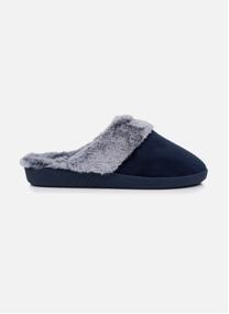 Chaussons Chaussons mules Femme Bord fourré Marine femme bleu