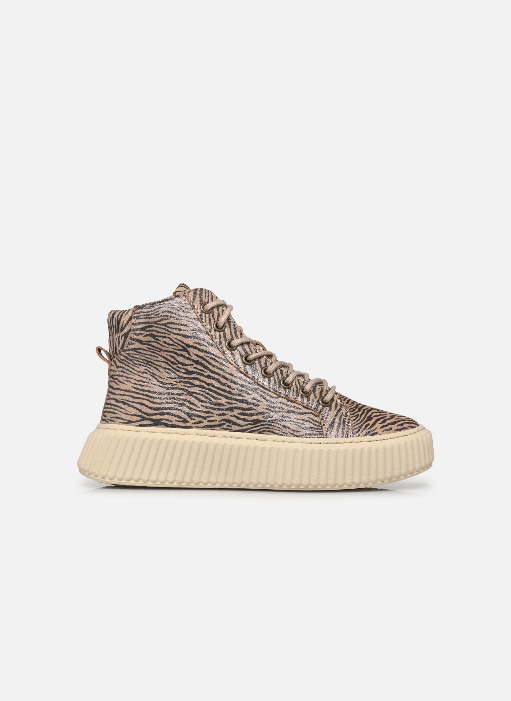 Hoge sneakers Bisgaard debbie I meisjes bruin Bisgaard Hoge sneakers Bisgaard debbie I meisjes bruin ZEBRA GLITTER
