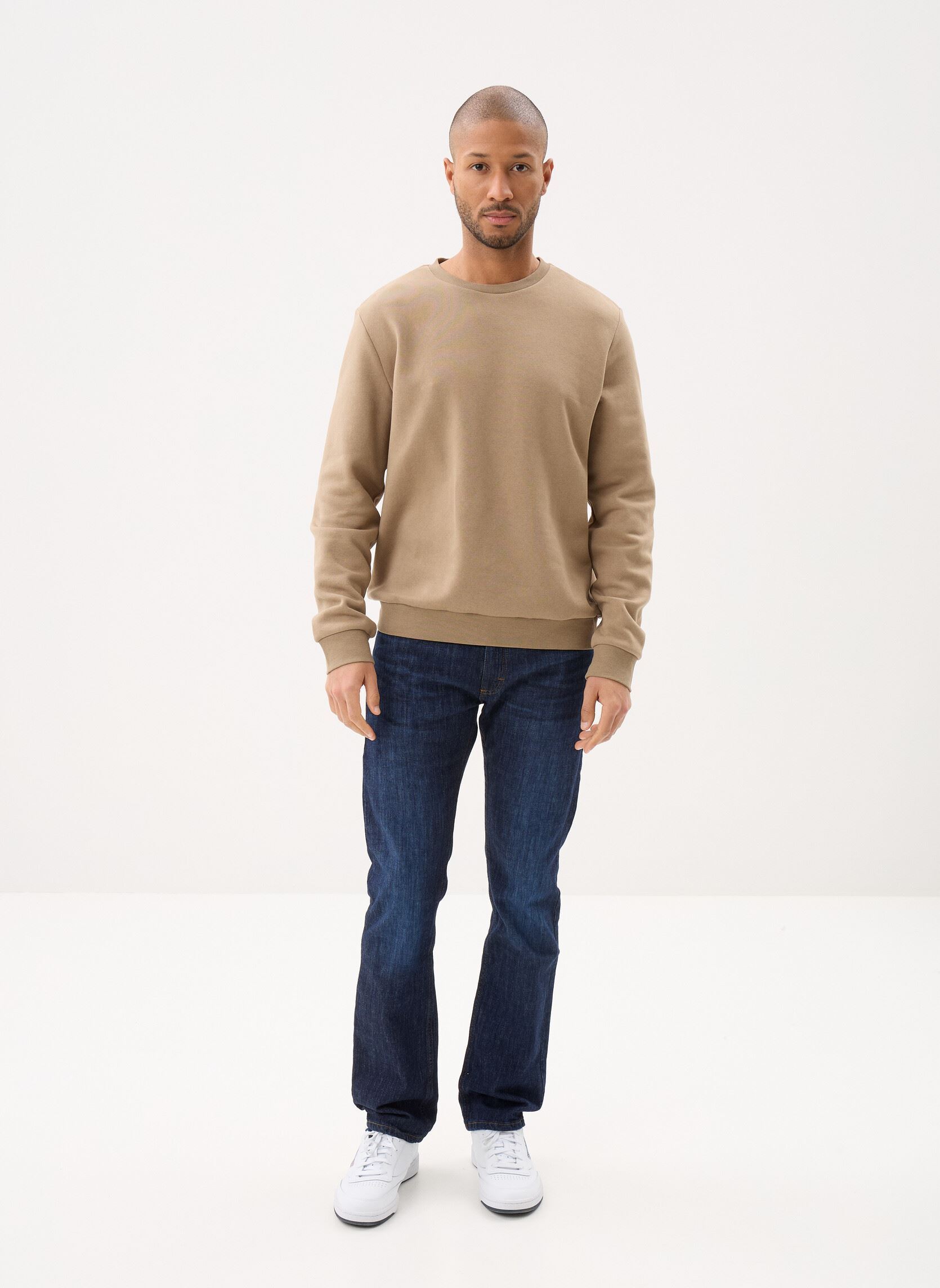 Sweats MSWEAT sweat homme marron MADE BY Sweats MSWEAT sweat homme marron TIMBER WOLF