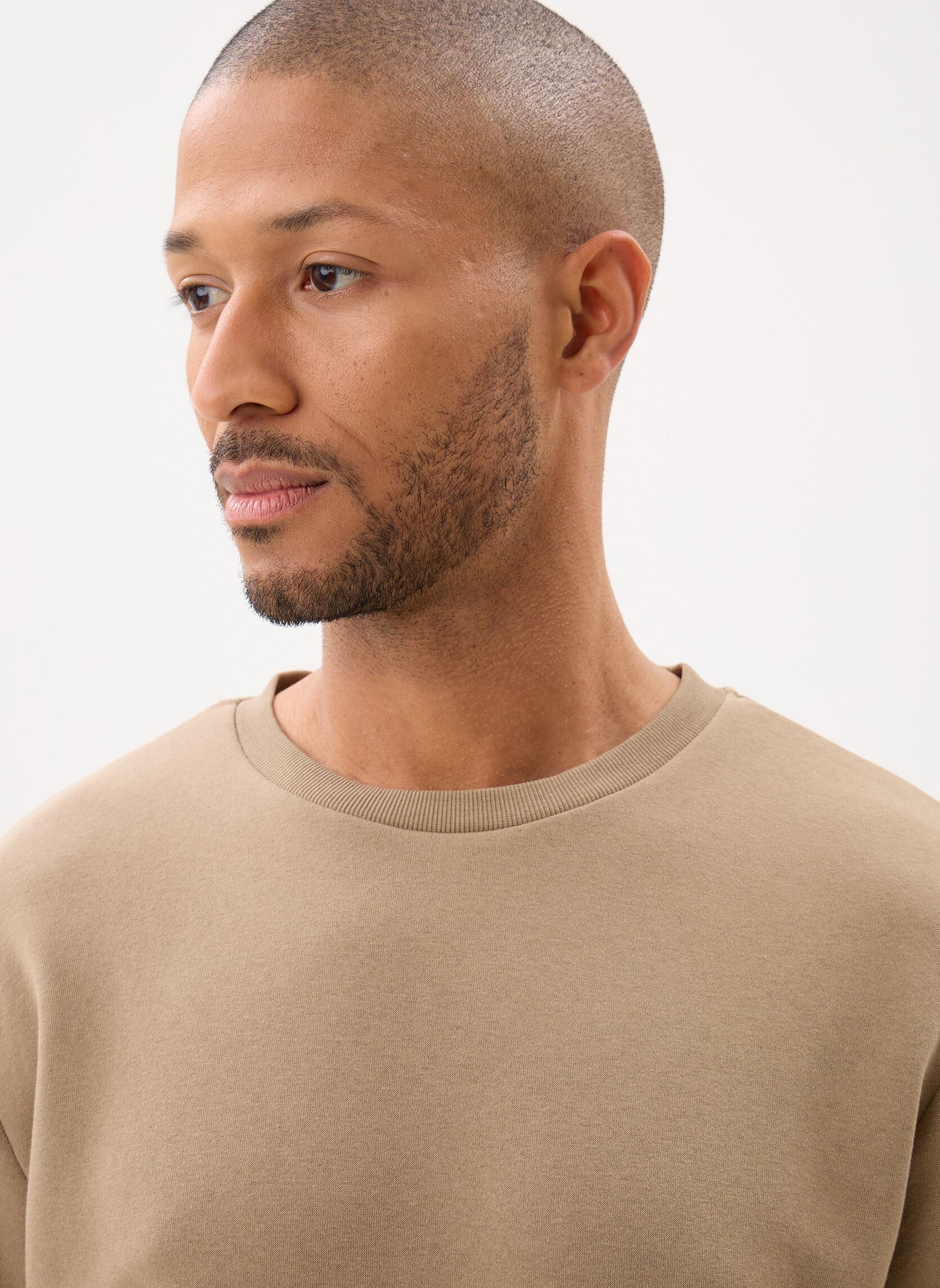 Sweats MSWEAT sweat homme marron MADE BY Sweats MSWEAT sweat homme marron TIMBER WOLF