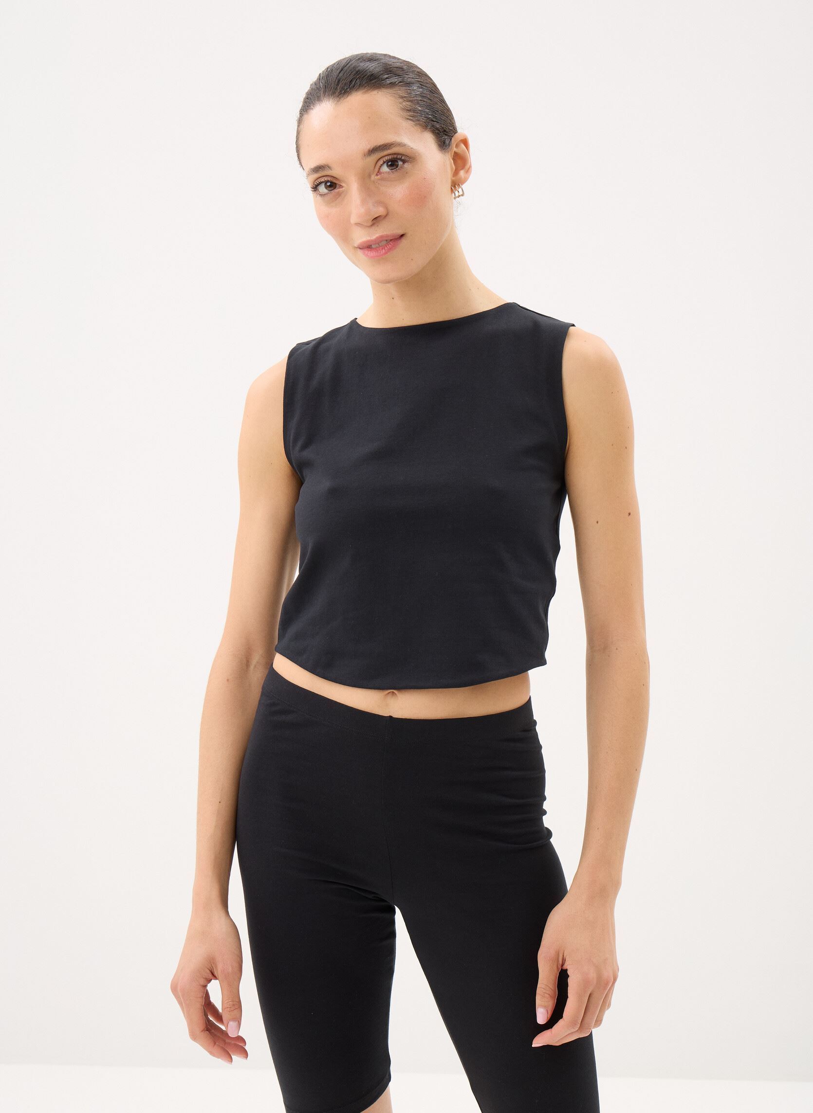 Débardeurs DCROPIL femme noir MADE BY Débardeurs DCROPIL femme noir JET BLACK