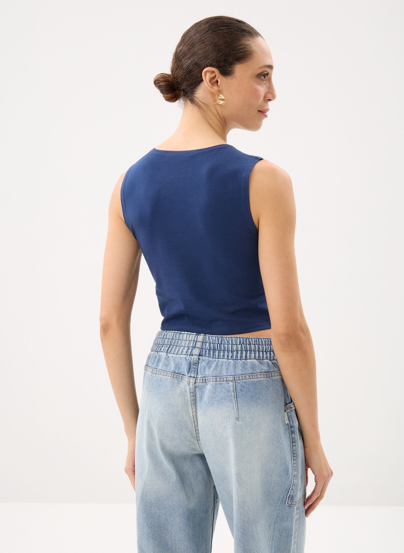 Tanktops DCROPIL damen blau MADE BY Tanktops DCROPIL damen blau OCEANIA