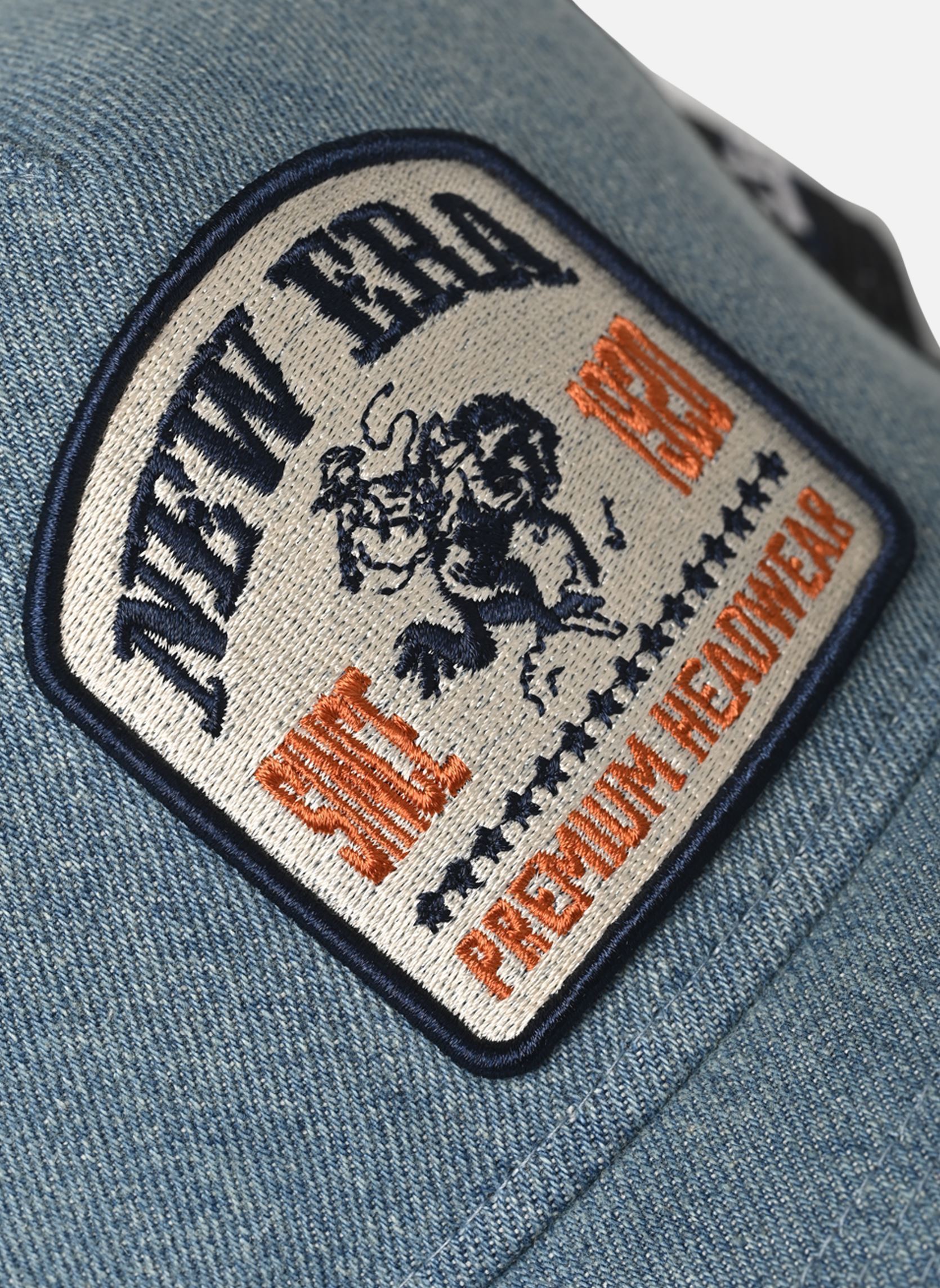 Casquettes New Era Denim Patch Trucker femme bleu New Era Casquettes New Era Denim Patch Trucker femme bleu New Era Skynvy