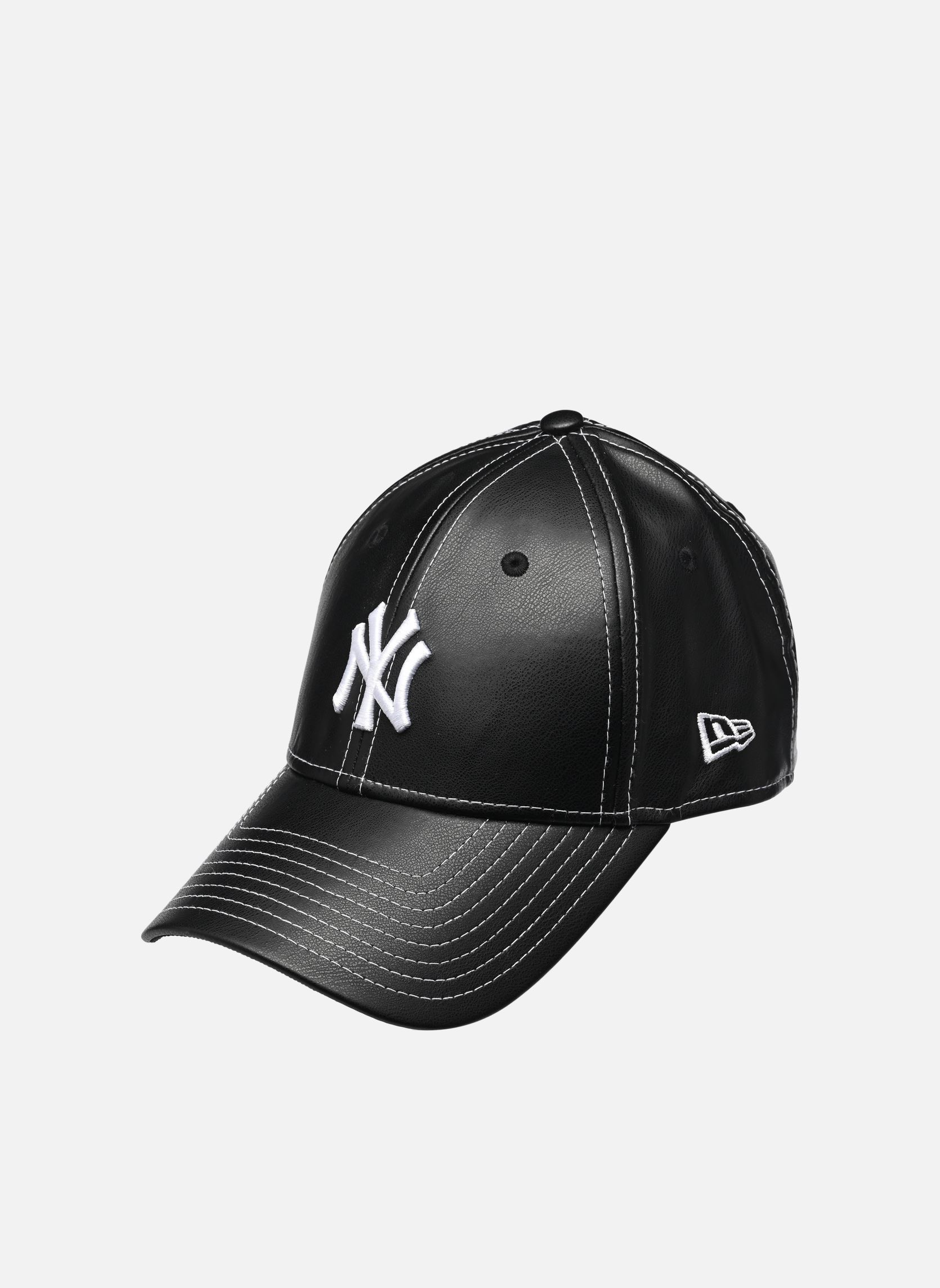 Casquettes Female Topstitch Pu 9Forty® femme noir New Era Casquettes Female Topstitch Pu 9Forty® femme noir New York Yankees Blkwhi