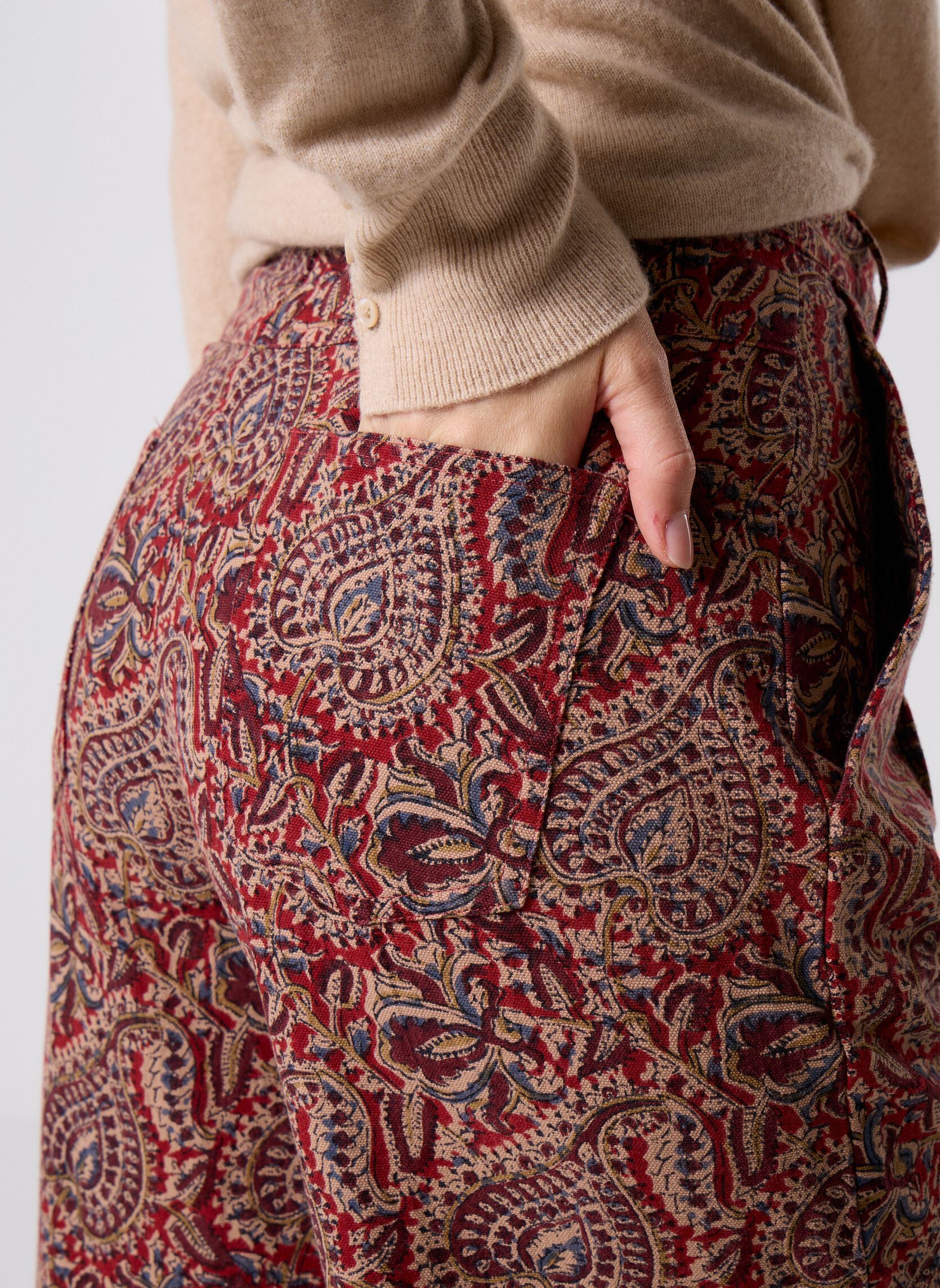 Weite Hosen Jimmy damen mehrfarbig Maison Hotel Weite Hosen Jimmy damen mehrfarbig Burnt Russet