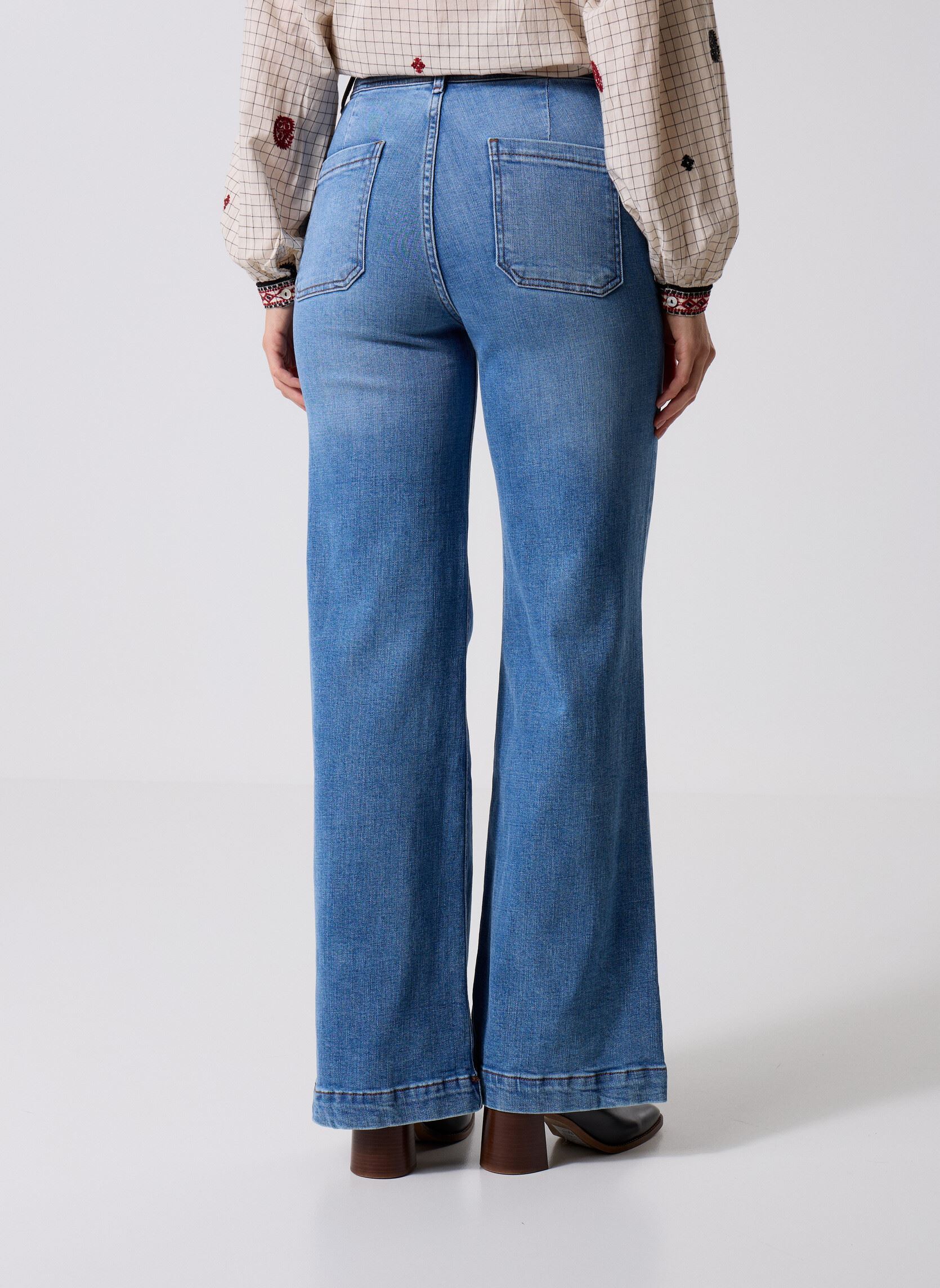 Straight Fit Jeans Giuletta damen blau Maison Hotel Straight Fit Jeans Giuletta damen blau Light Blue Denim