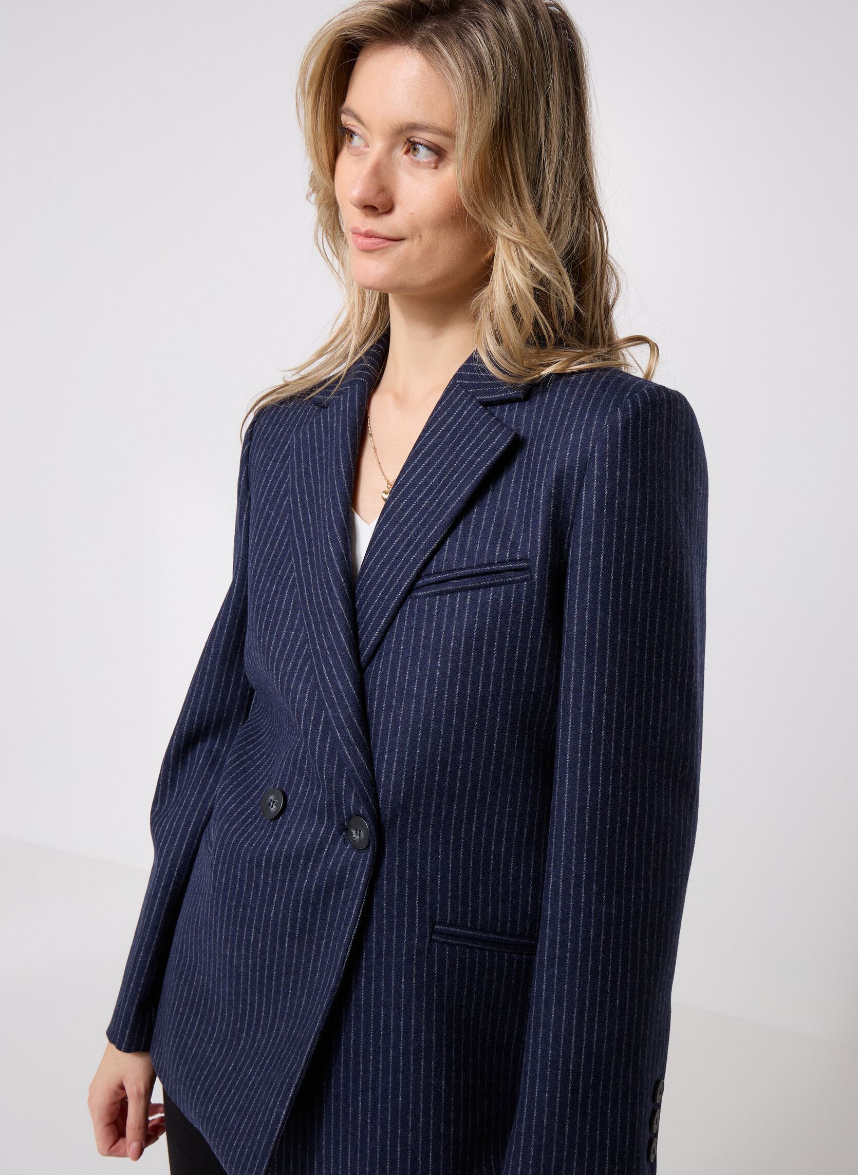 Blazer Jackie damen blau Maison Hotel Blazer Jackie damen blau Navy