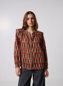 Blouses met lange mouwen Etta dames rood