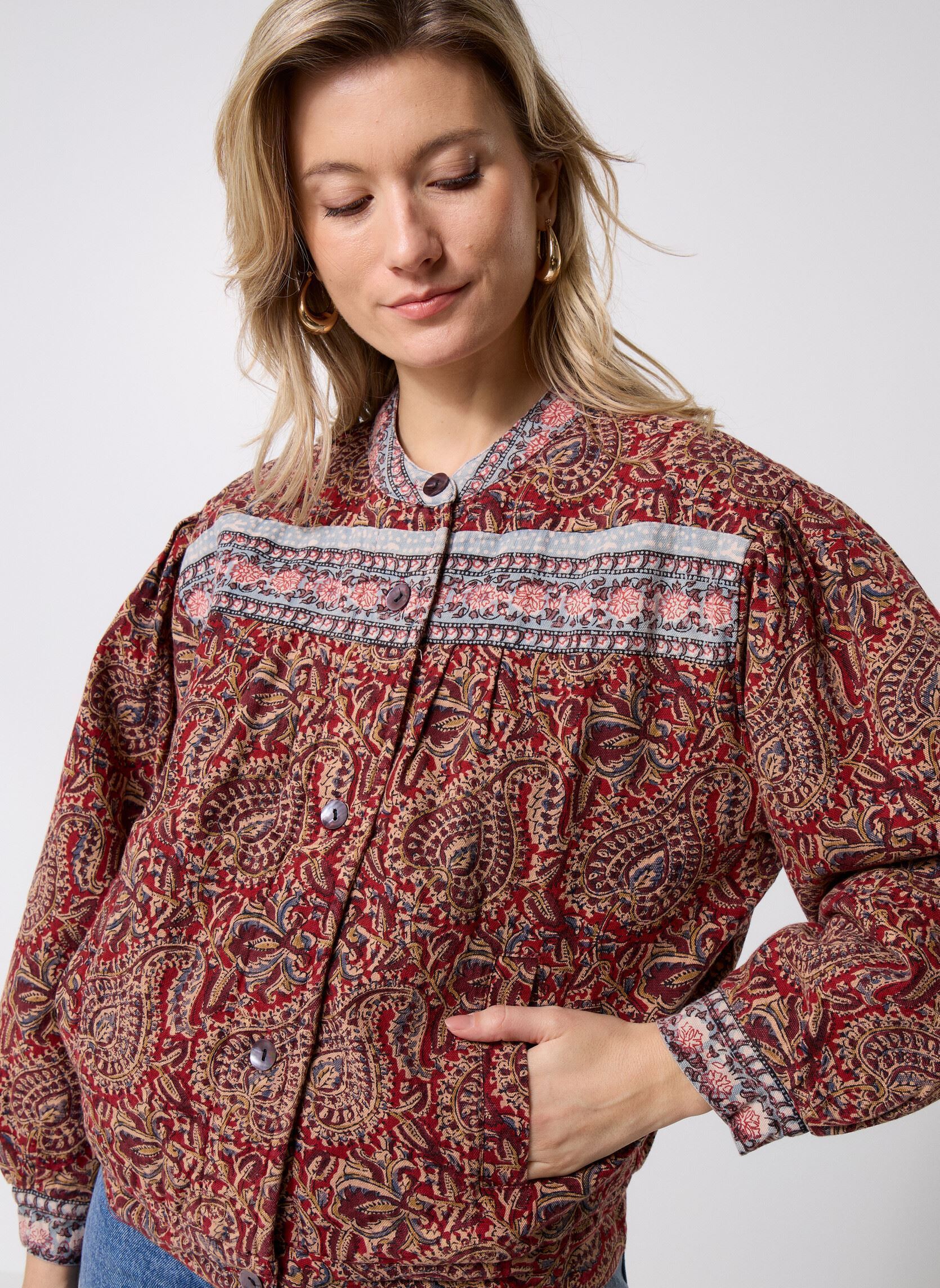 Jassen Olivia dames meerkleurig Maison Hotel Jassen Olivia dames meerkleurig Burnt Russet
