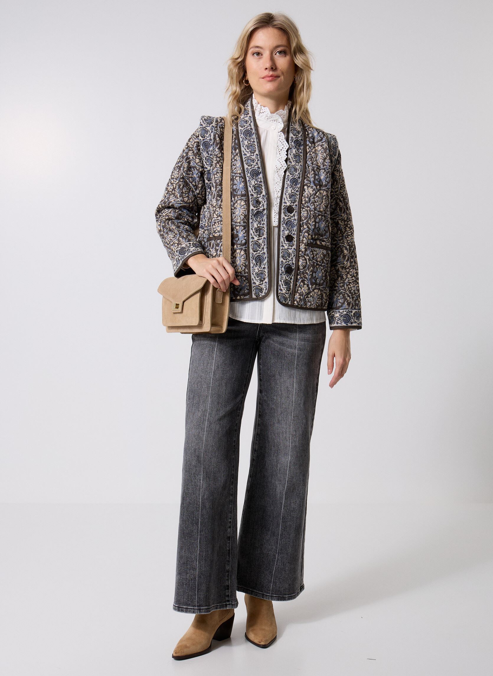 Jassen Sugata dames meerkleurig Maison Hotel Jassen Sugata dames meerkleurig Blue Orchid