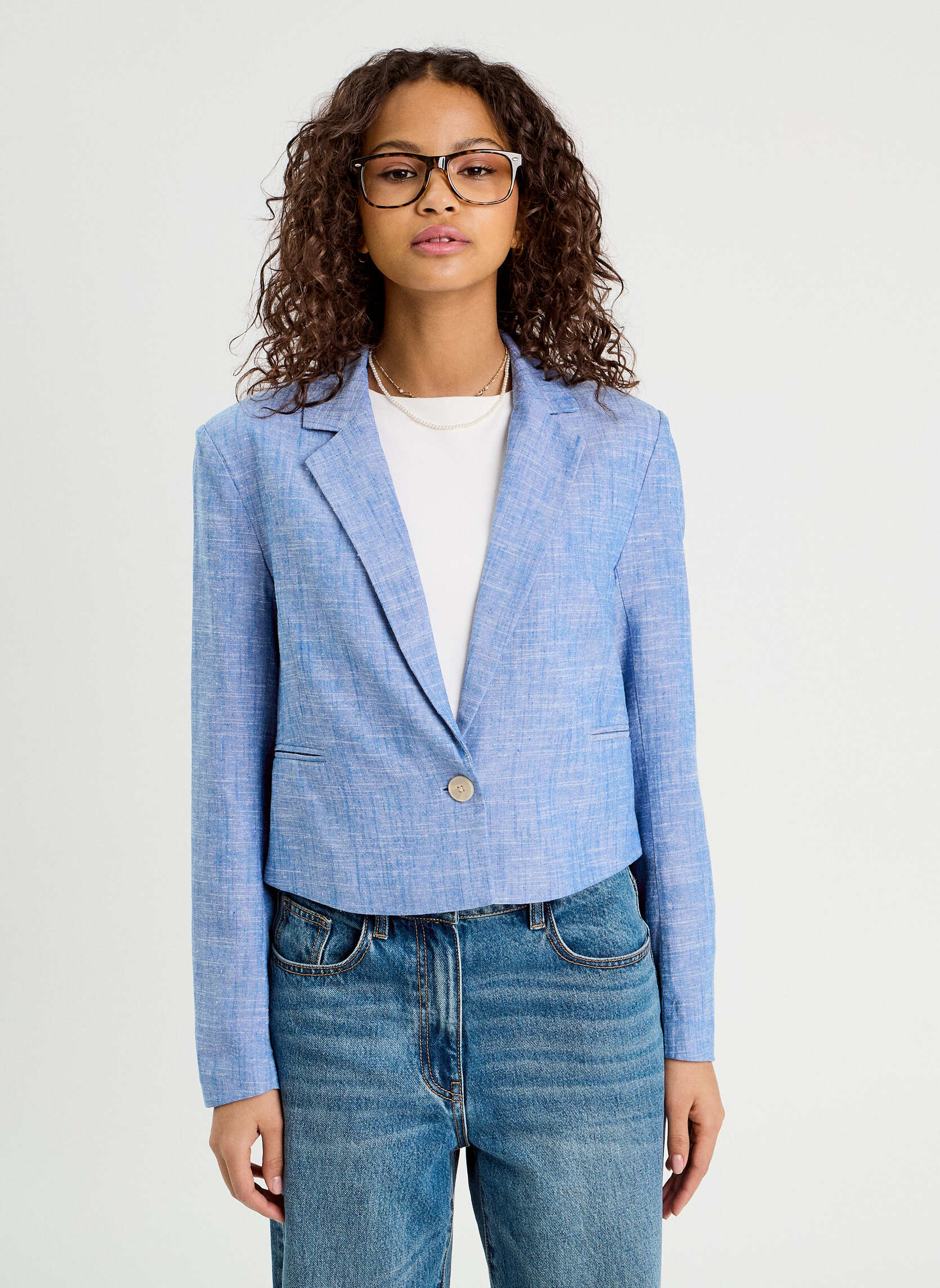 Vestes de costume SPENCHAMB femme bleu Cache Cache Vestes de costume SPENCHAMB femme bleu Bleu