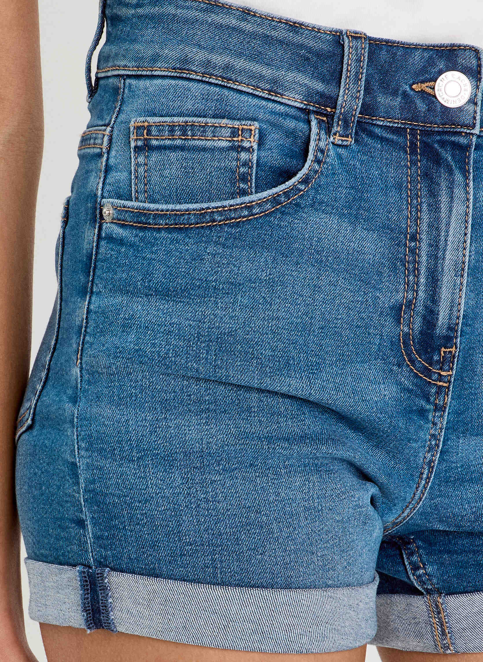 Shorts SHODENNEW femme bleu Cache Cache Shorts SHODENNEW femme bleu Bleu foncé