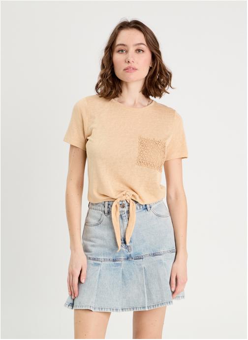Cache Cache Tee-shirts KLINBOX femme beige