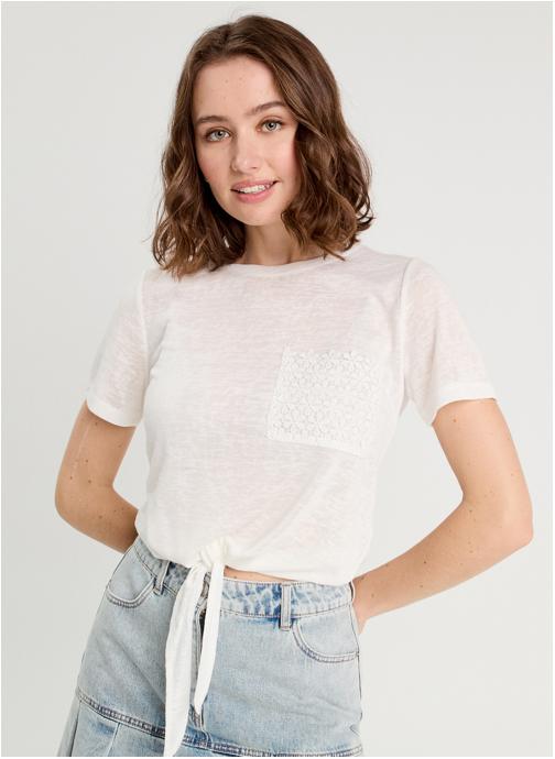 Cache Cache Tee-shirts KLINBOX femme blanc