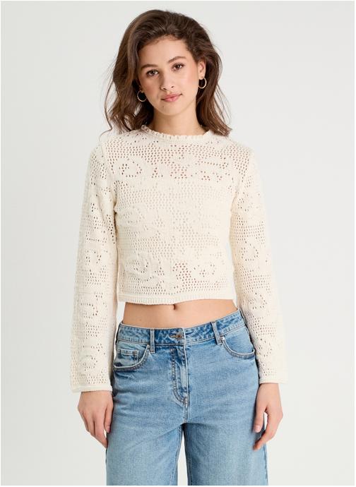 Cache Cache Pulls ARTYROSE femme blanc