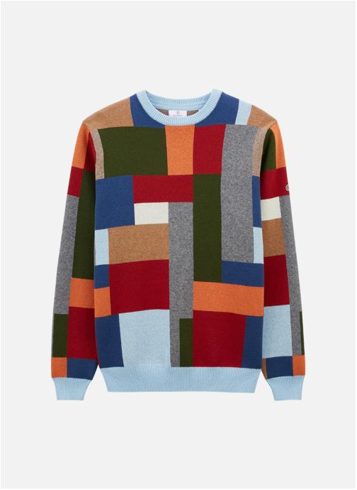 Serge Blanco Pulls Malo homme multicolore