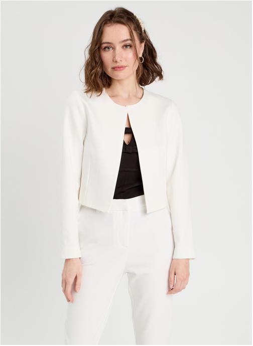 Cache Cache Vestes de costume VESTEPREPPY2 femme blanc