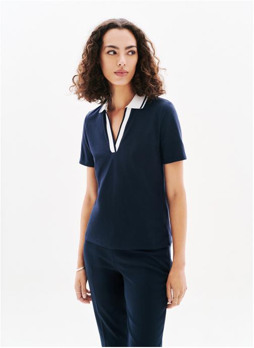 Caroll Tee-shirts 241T-TLOLA femme bleu
