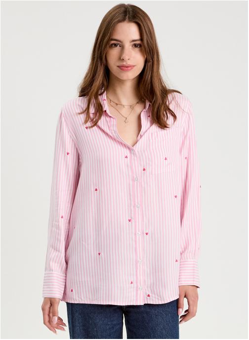 Cache Cache Chemises CHERAYCOEUR femme rose