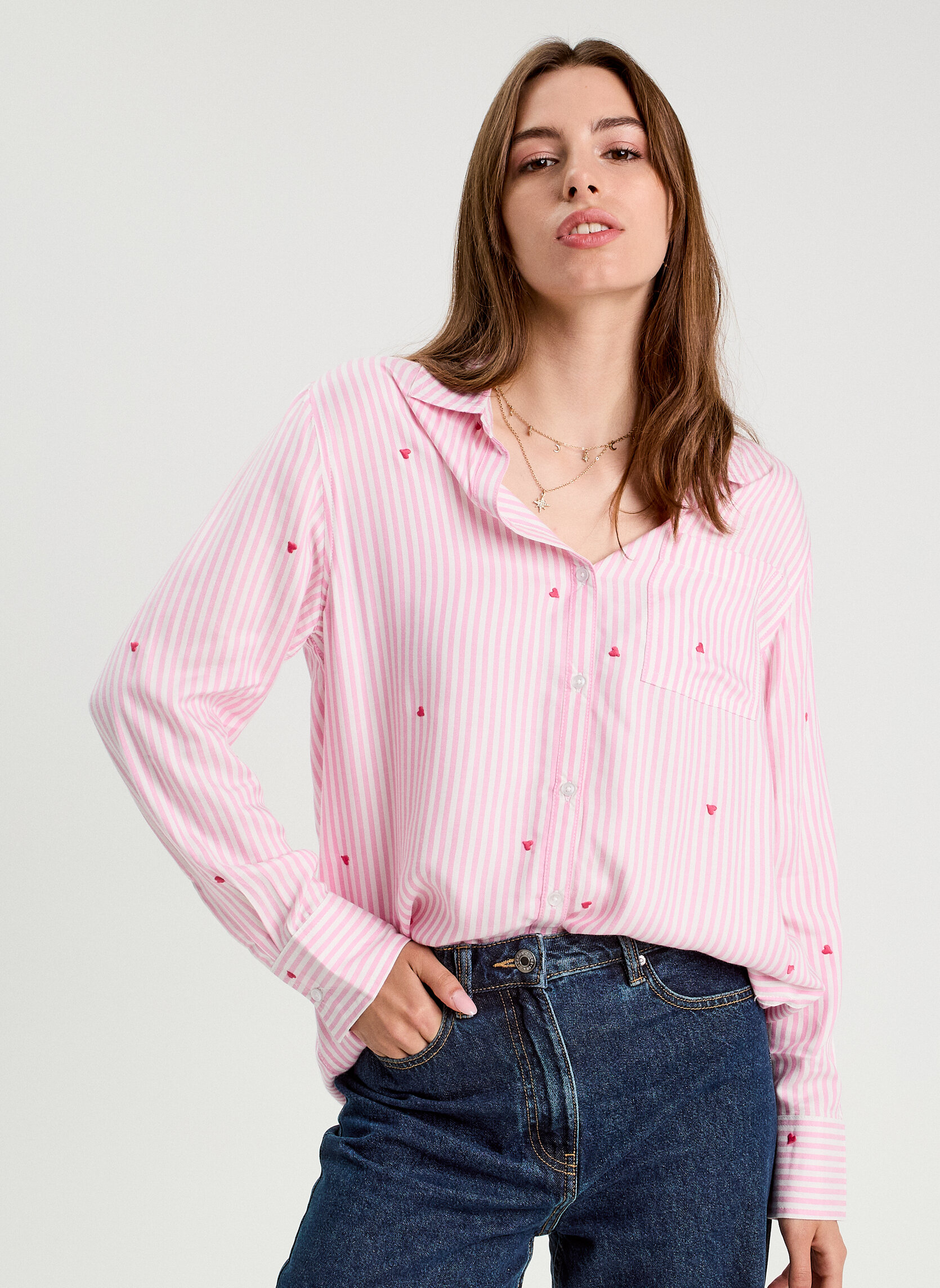 Chemises CHERAYCOEUR femme rose Cache Cache Chemises CHERAYCOEUR femme rose Rose