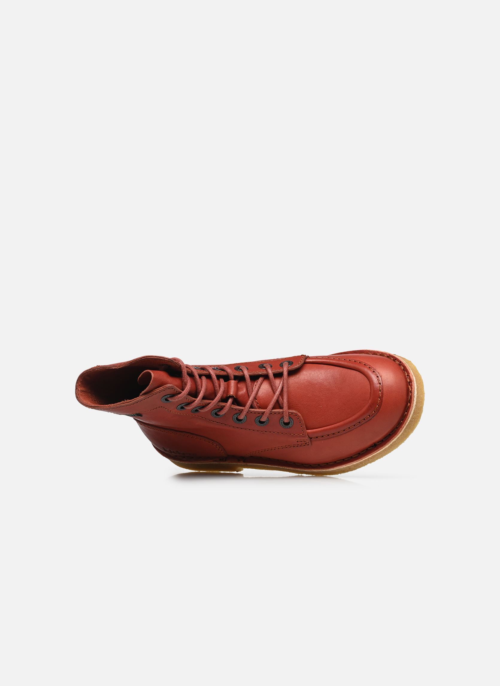 Geschnürte Stiefeletten KICK ORIJEANS damen rot Kickers Geschnürte Stiefeletten KICK ORIJEANS damen rot ROUGE TERRACOTA