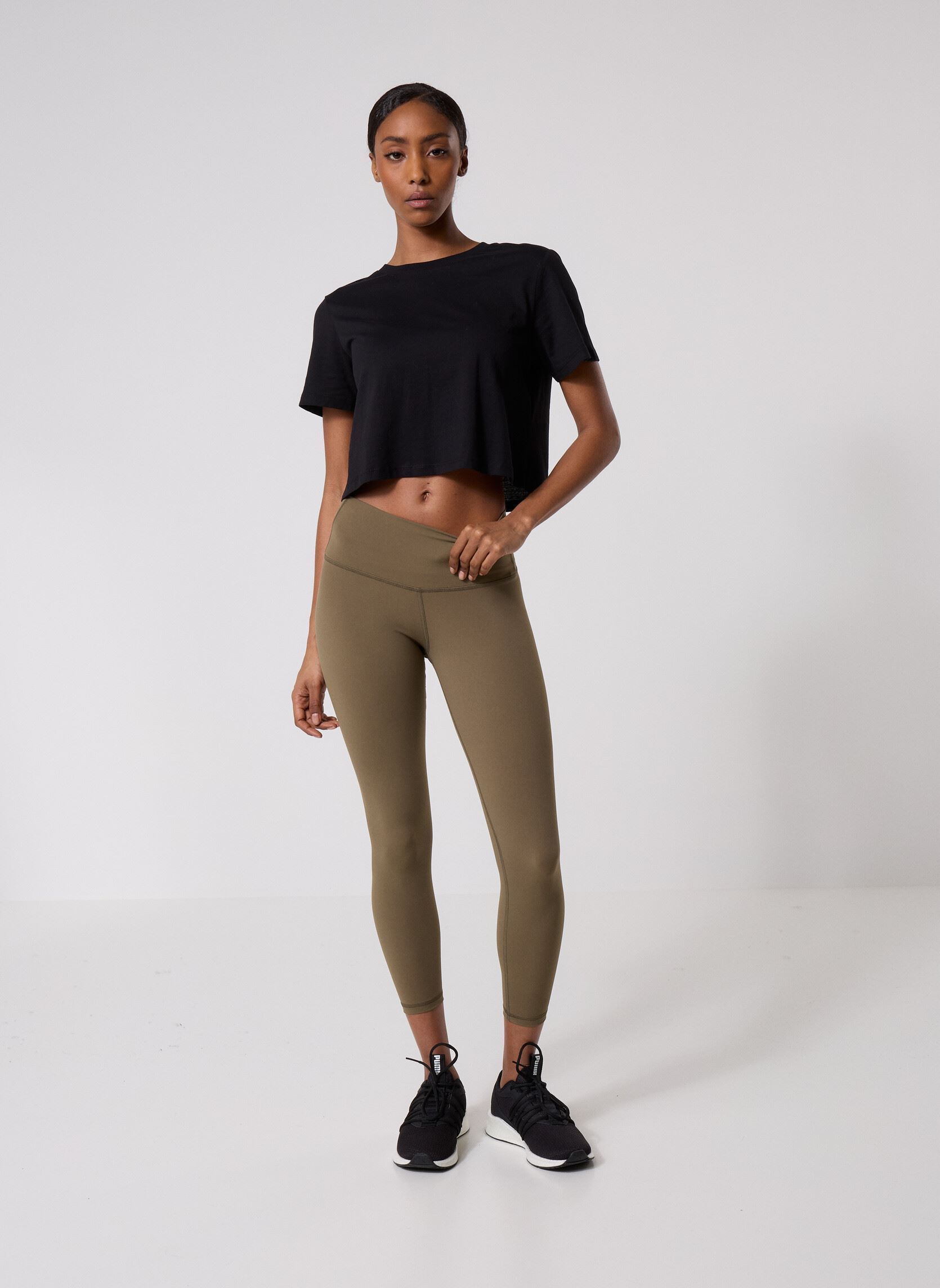Leggings Vanille femme vert Luz Collections Leggings Vanille femme vert Kaki