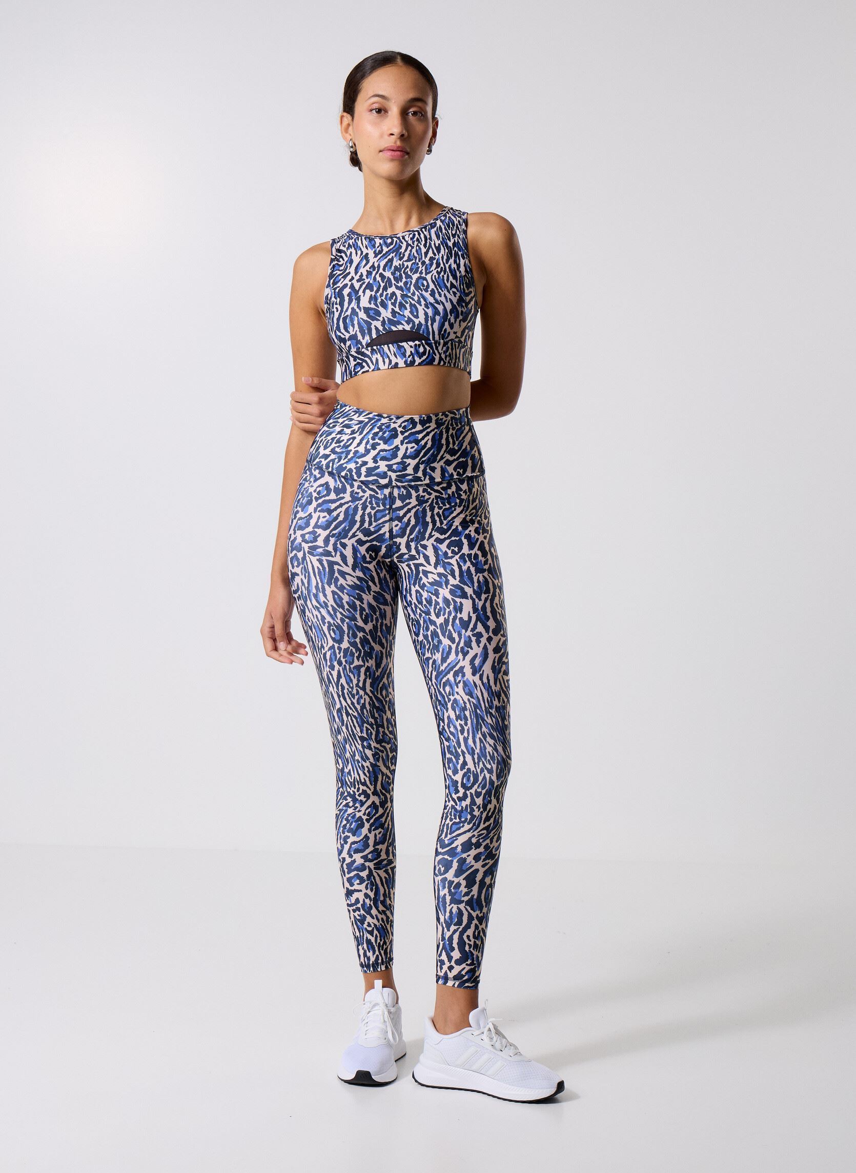 Leggings Fleur damen mehrfarbig Luz Collections Leggings Fleur damen mehrfarbig Chakra Beige Et Bleu