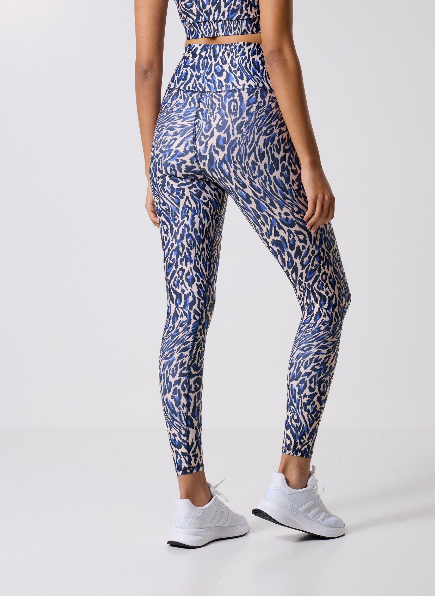 Leggings Fleur damen mehrfarbig Luz Collections Leggings Fleur damen mehrfarbig Chakra Beige Et Bleu