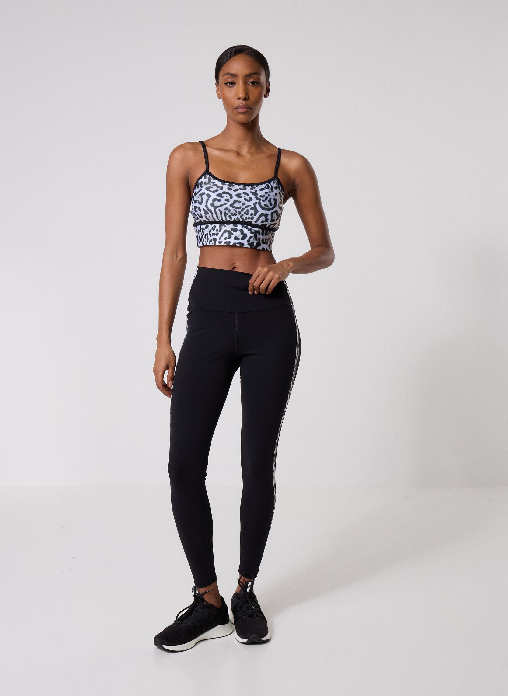 Sportbeha's Leonie dames meerkleurig Luz Collections Sportbeha's Leonie dames meerkleurig Panthera Blanc Et Noir