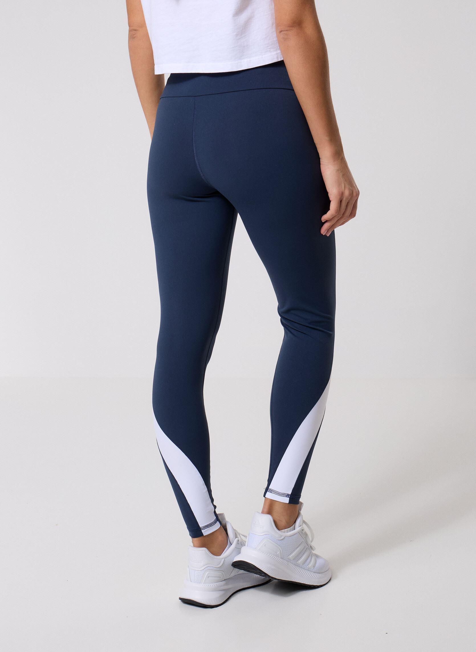 Leggings Cassia femme multicolore Luz Collections Leggings Cassia femme multicolore Bleu Marine Et Blanc
