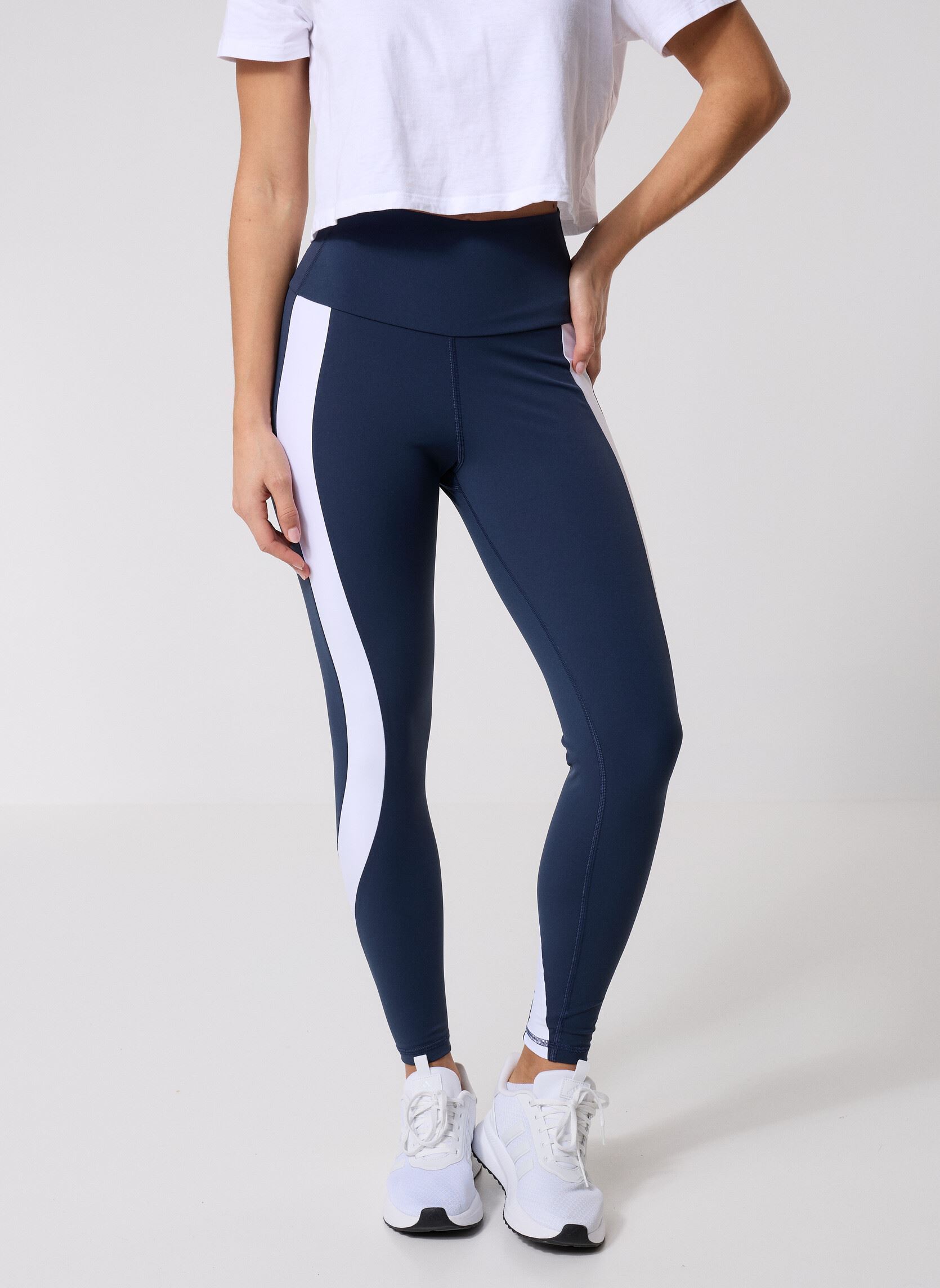 Leggings Cassia femme multicolore Luz Collections Leggings Cassia femme multicolore Bleu Marine Et Blanc