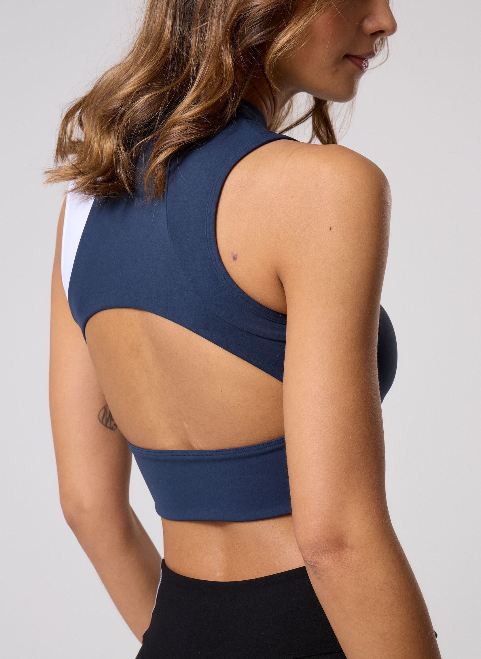 Sportbeha's Constance dames meerkleurig Luz Collections Sportbeha's Constance dames meerkleurig Bleu Marine Et Blanc