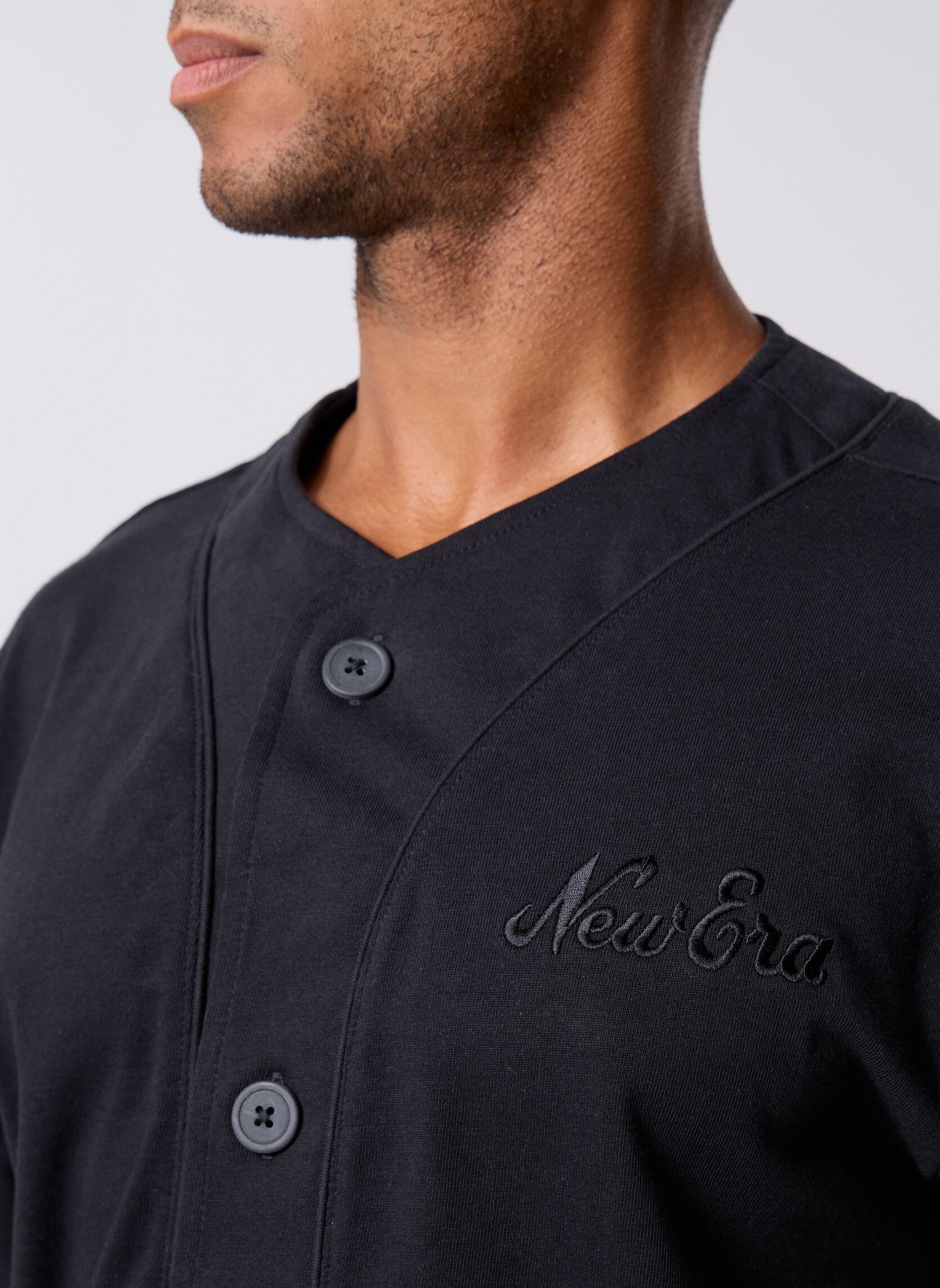 Tee-shirts manches courtes New Era Pinstripe Jersey homme noir New Era Tee-shirts manches courtes New Era Pinstripe Jersey homme noir NEW ERA BLK