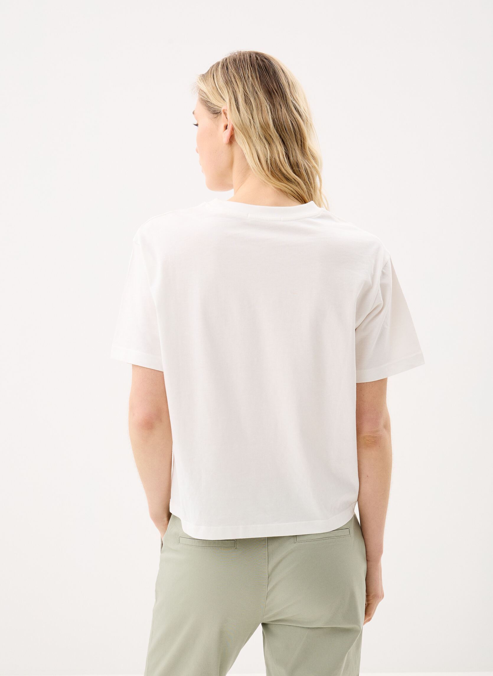Tee-shirts manches courtes TORIANE3 femme blanc MADE BY Tee-shirts manches courtes TORIANE3 femme blanc Cloud Dancer