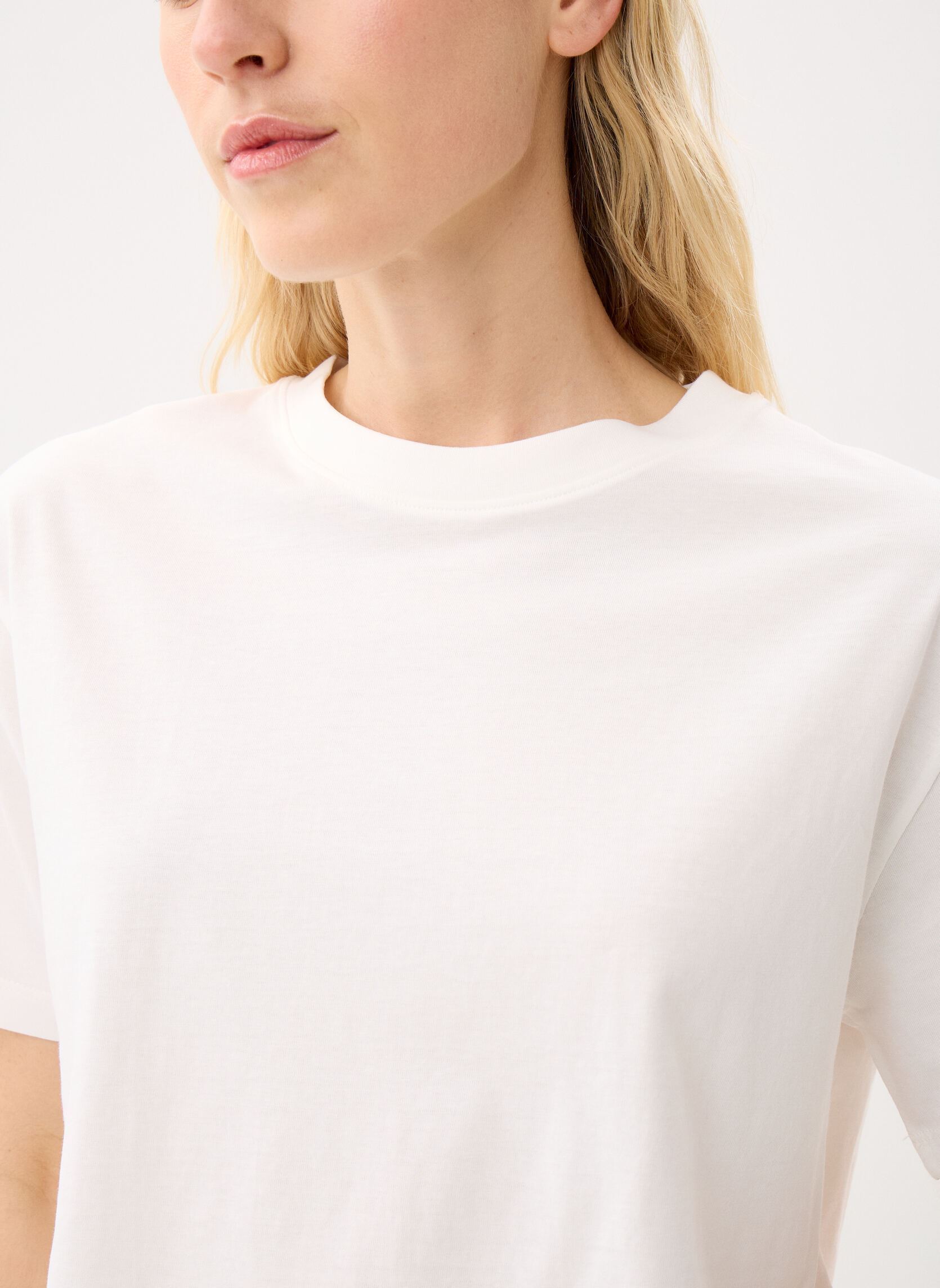 Tee-shirts manches courtes TORIANE3 femme blanc MADE BY Tee-shirts manches courtes TORIANE3 femme blanc Cloud Dancer