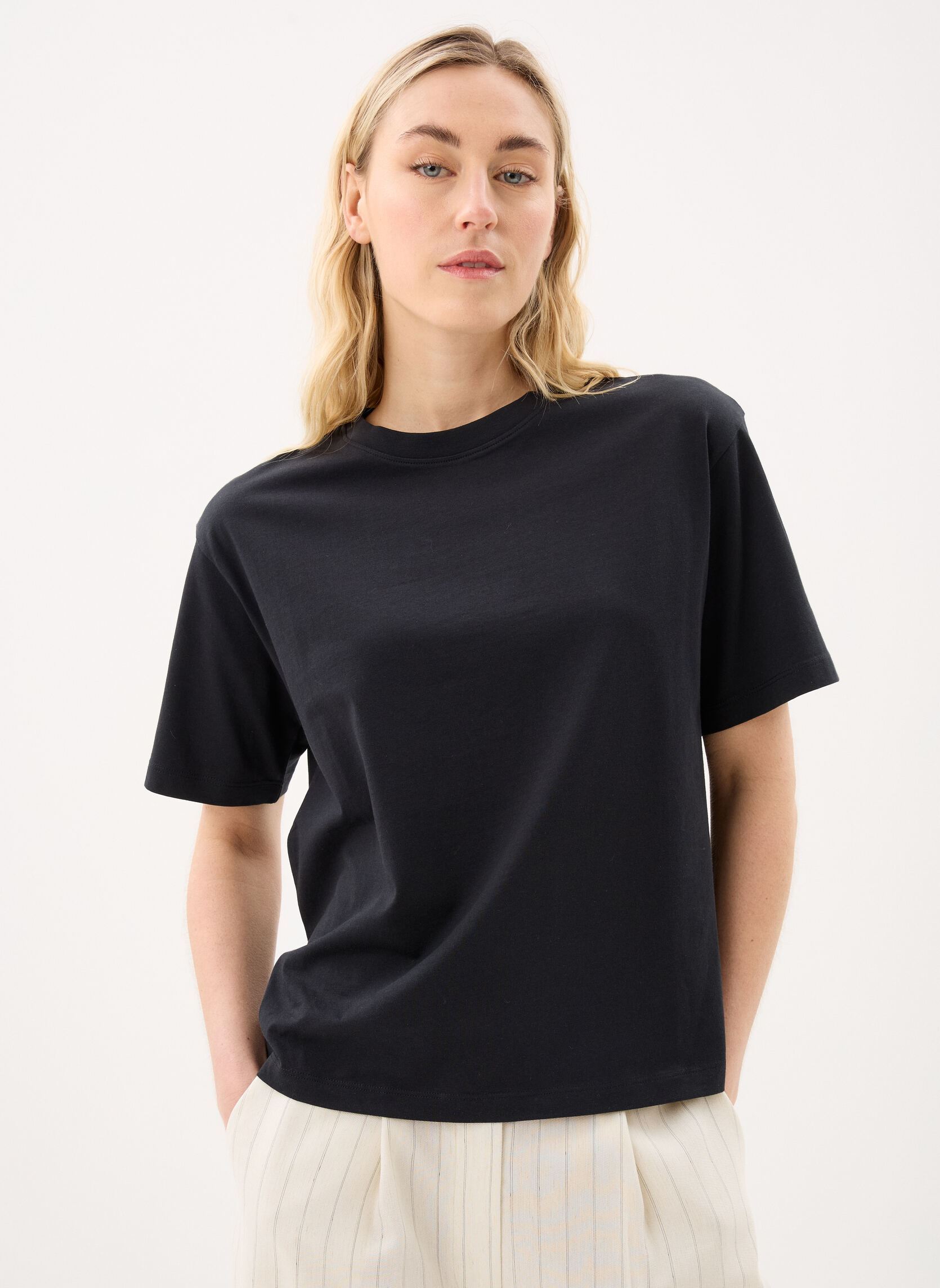 Tee-shirts manches courtes TORIANE3 femme noir MADE BY Tee-shirts manches courtes TORIANE3 femme noir Jet black