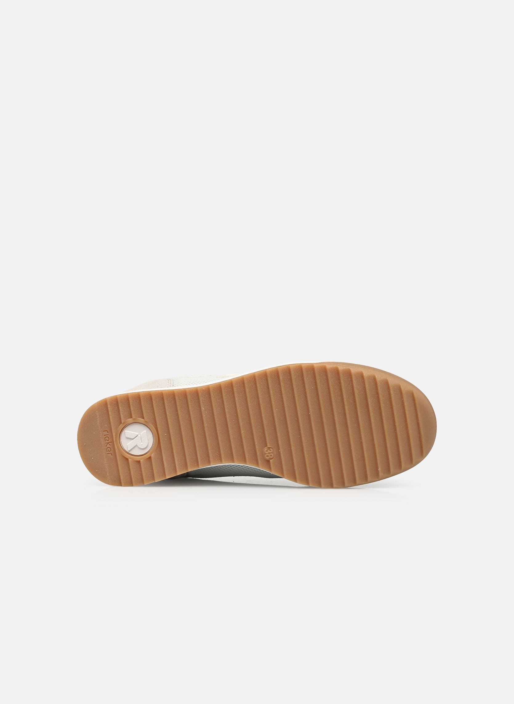 Lage sneakers W4000 dames blauw Rieker Lage sneakers W4000 dames blauw PALECYAN/PALECYAN/OFFWHITE