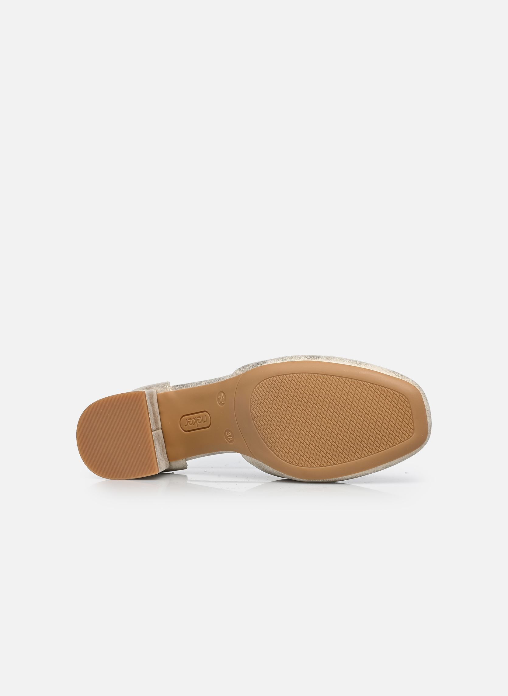 Slingback pumps 44762 dames goud en brons Rieker Slingback pumps 44762 dames goud en brons MUSCHEL